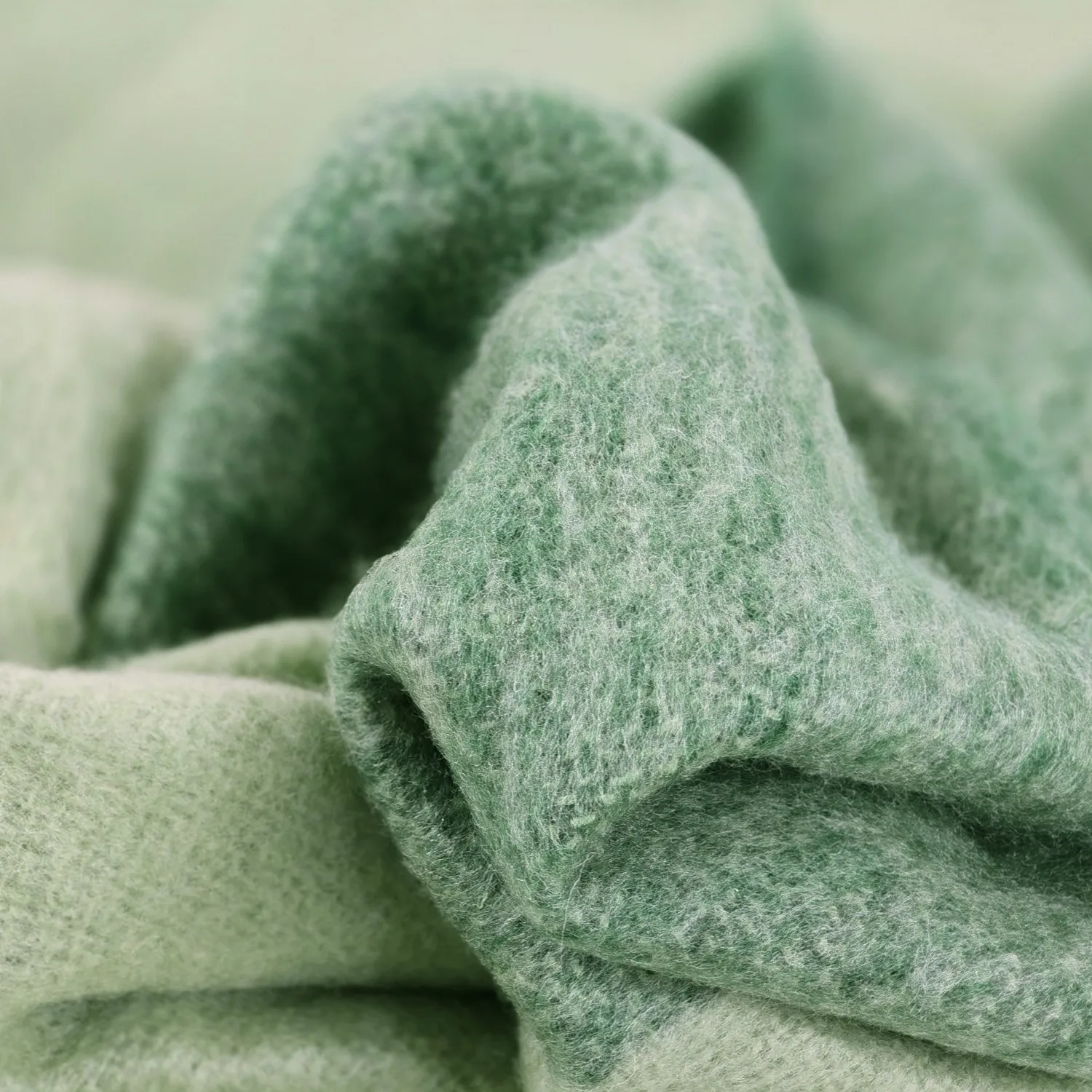 Tæpper - Plaid i uldblandning - Carol (grøn)