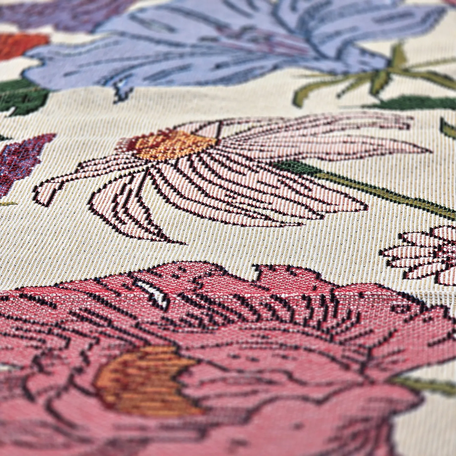 Tæpper - Fiori Tapestry Blanket (multi)