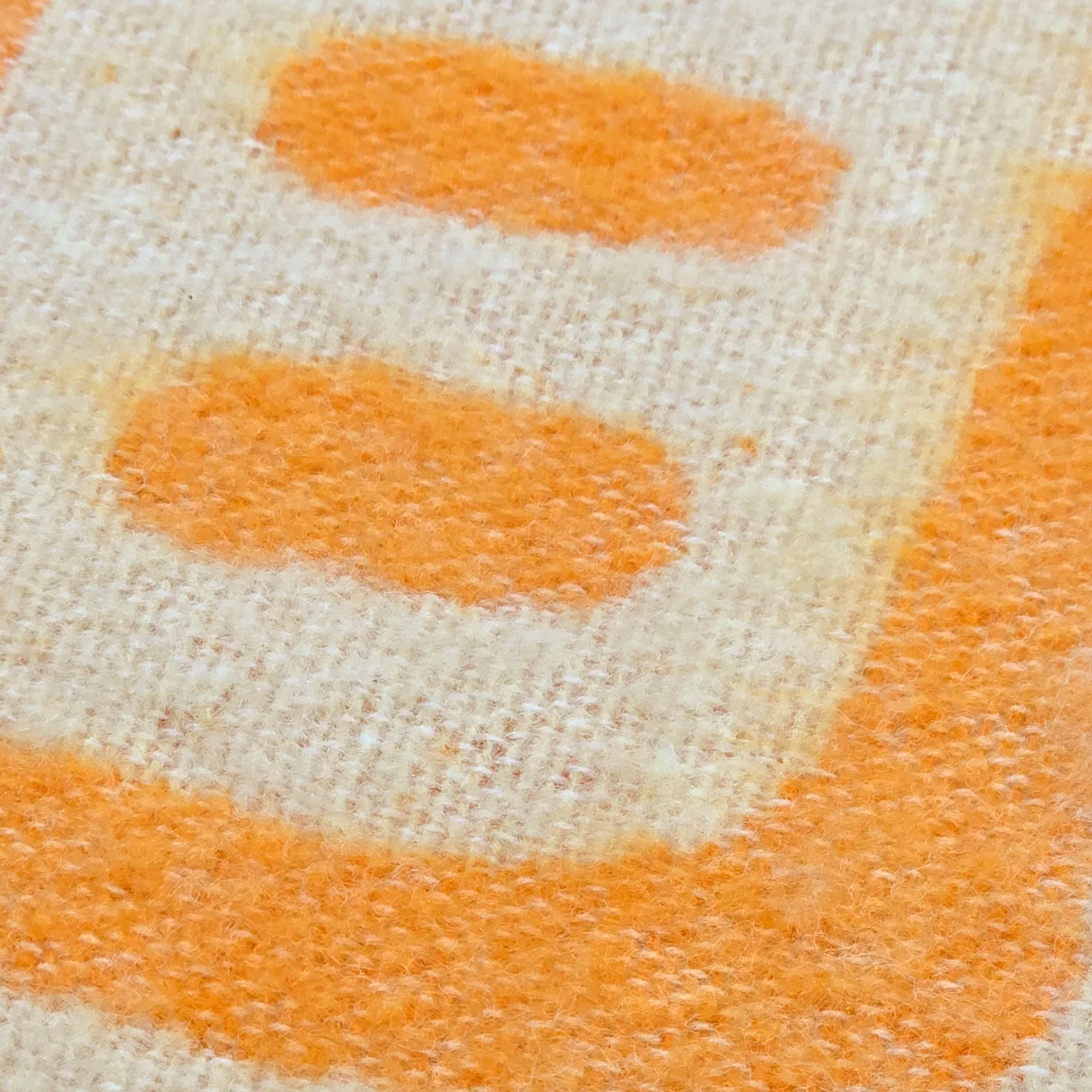 Tæpper - Uldmixplaid - Melody (beige/orange)