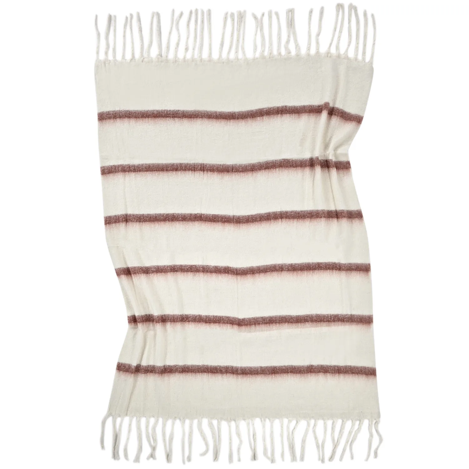 Tæpper - Plaid i uldblandning - Miranda (lyserød)