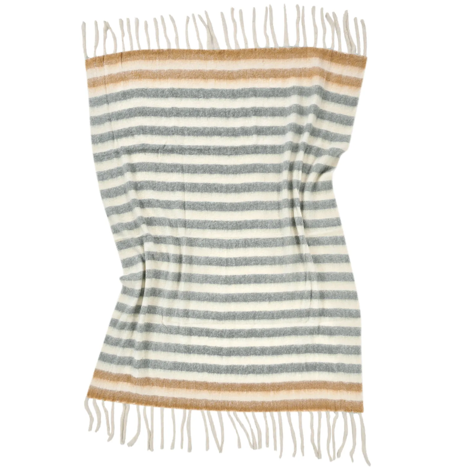 Tæpper - Plaid i uldblandning - Monica (gul)