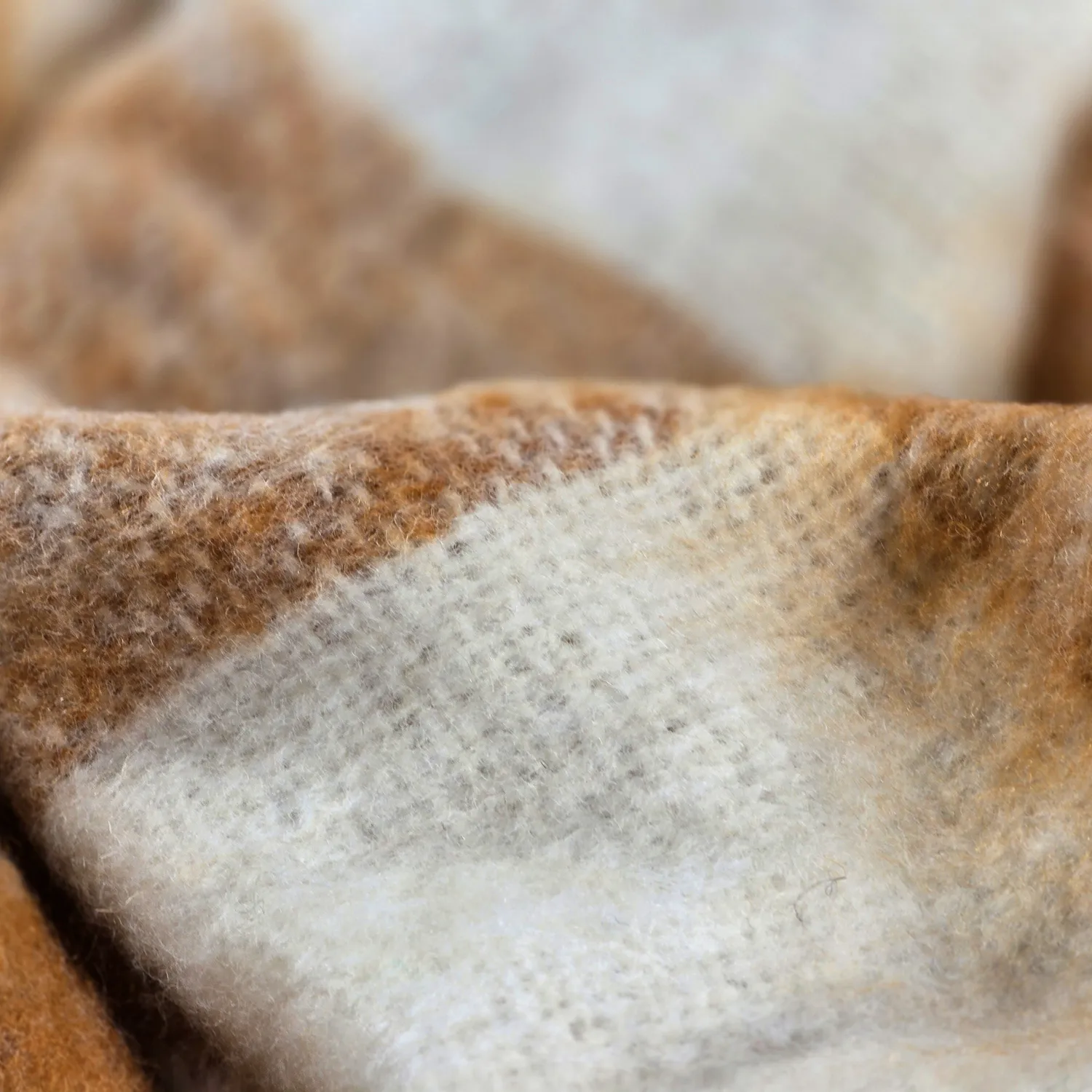 Tæpper - Plaid i uldblandning - Phoebe (gul)