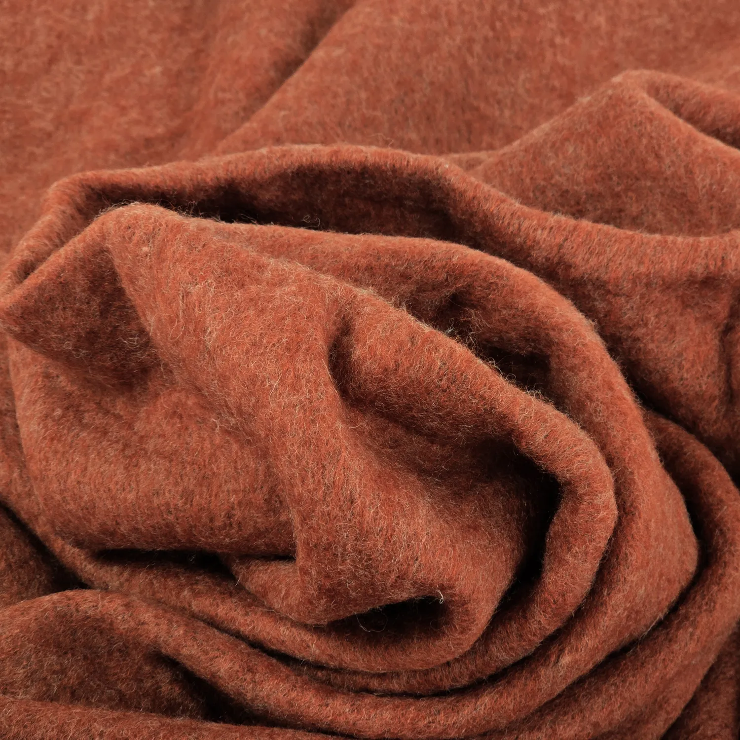 Tæpper - Plaid i uldblandning - Samantha (kobber)