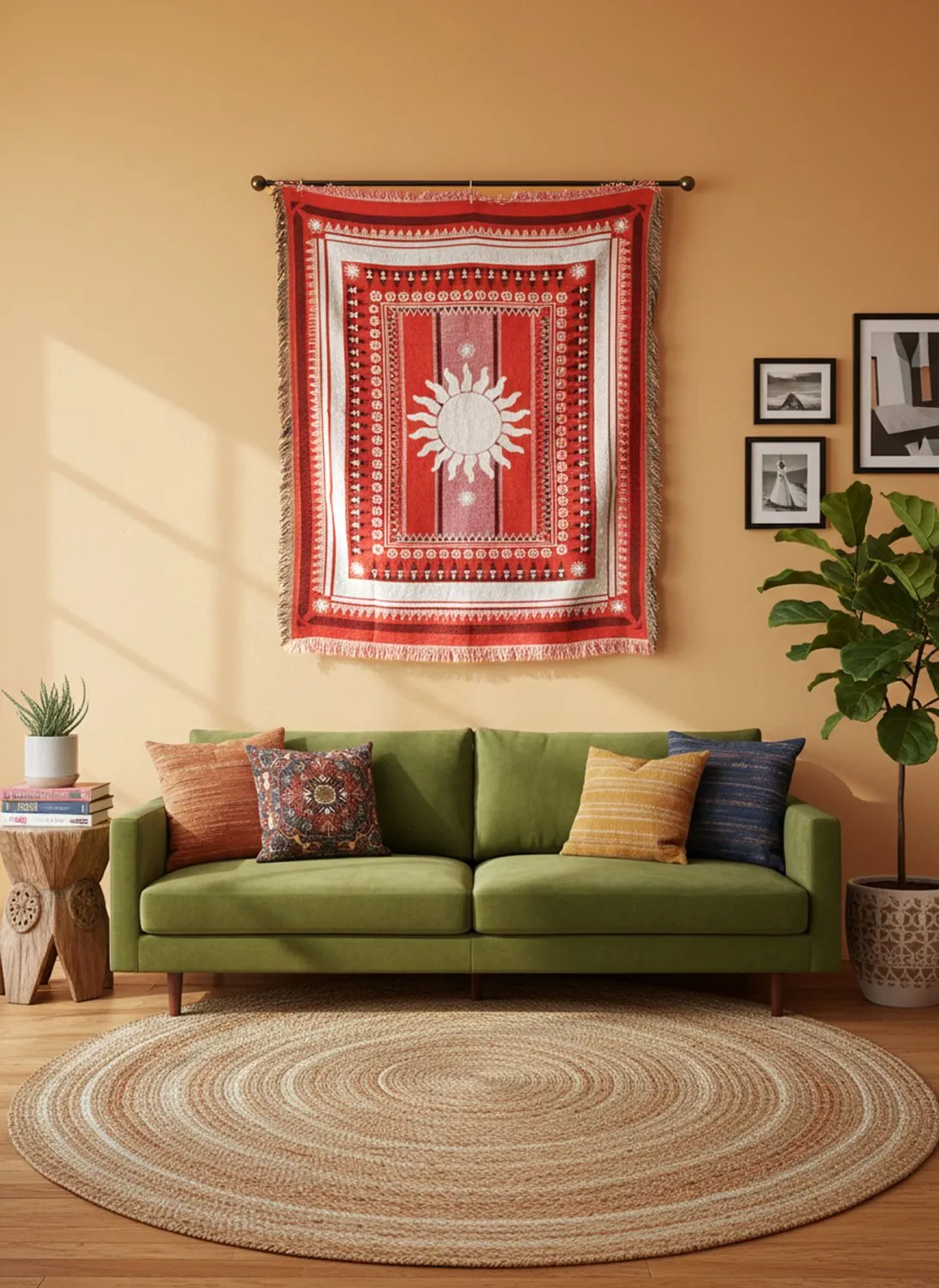 Tæpper - Samarkand Tapestry Blanket (multi)