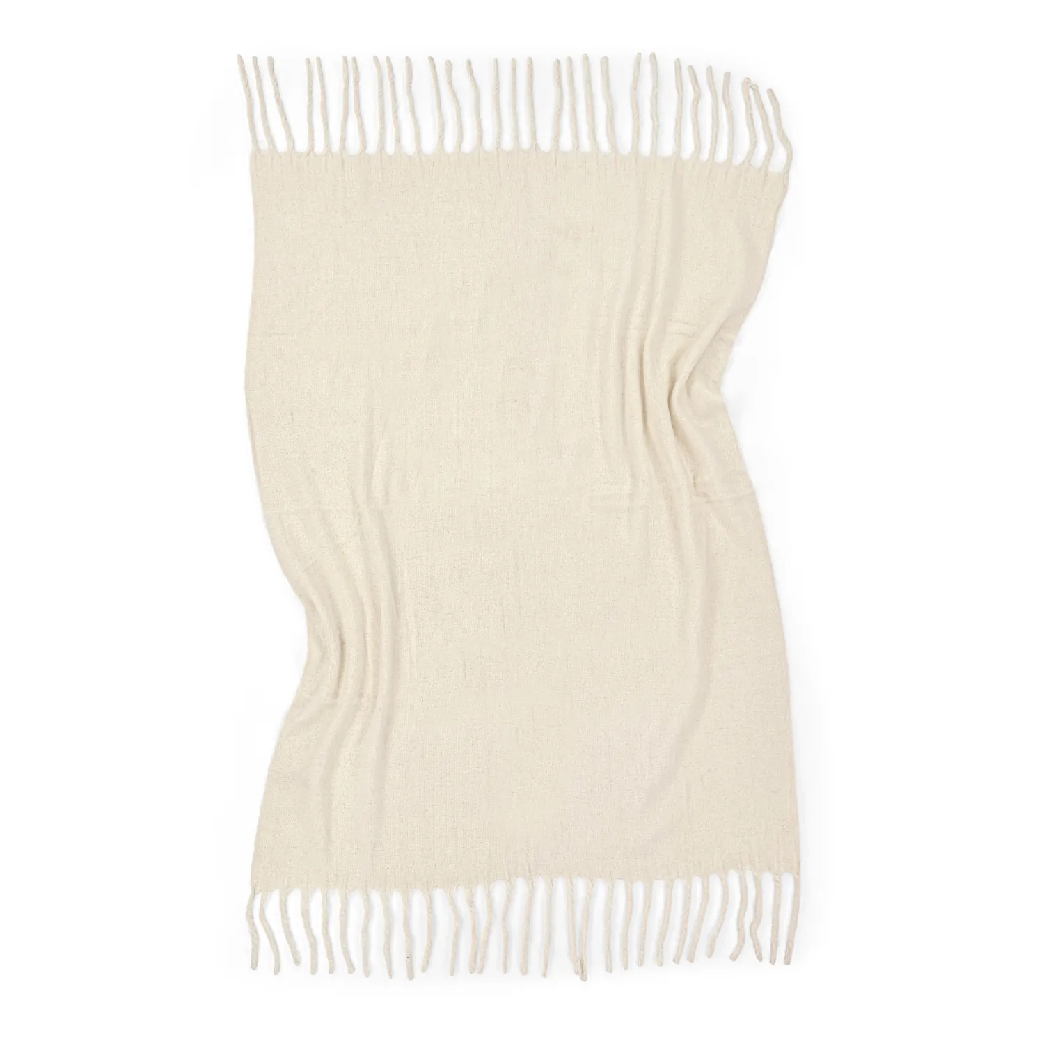 Tæpper - Plaid i uldblandning - Samantha (offwhite)