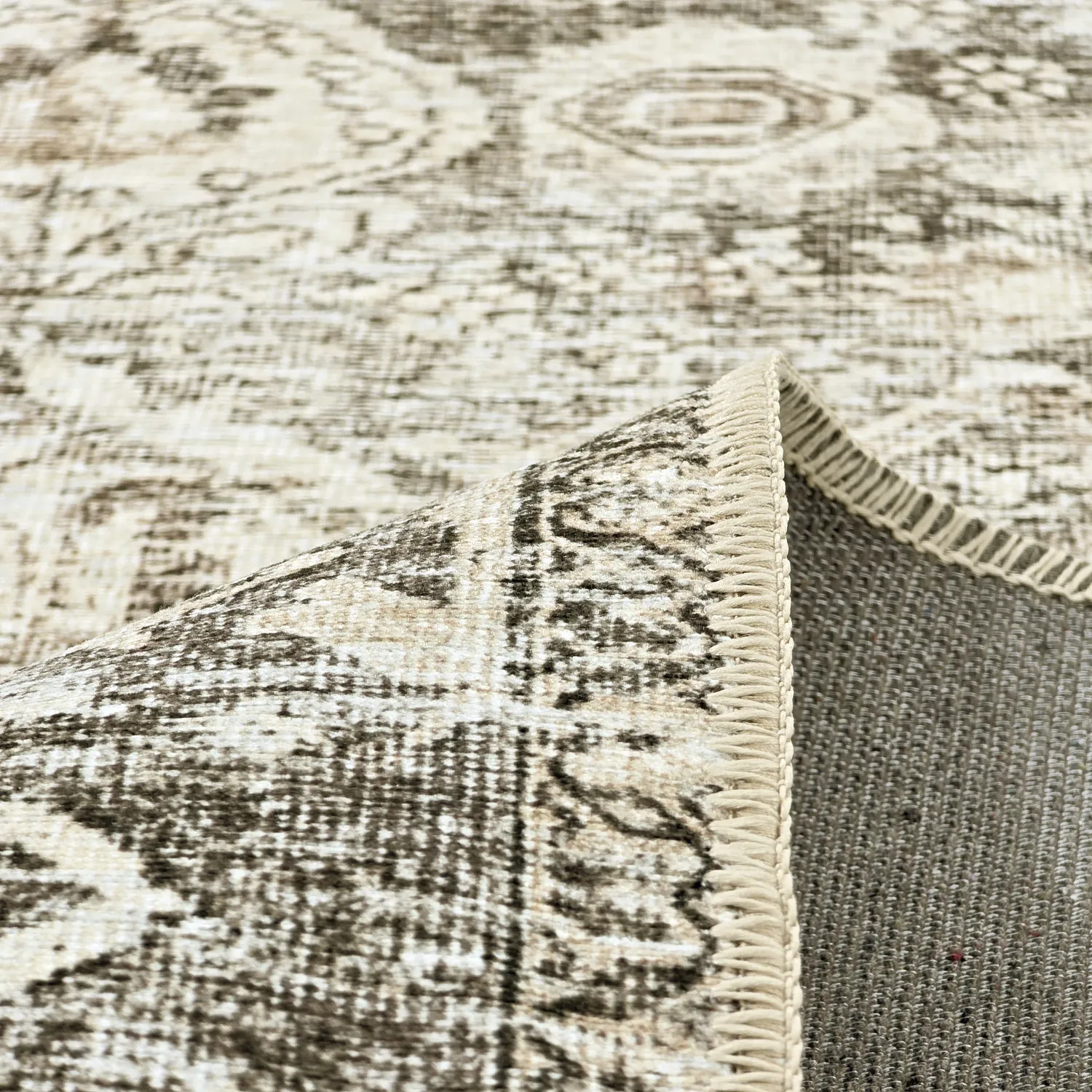 Fladvævet tæppe - Alvand (sort)