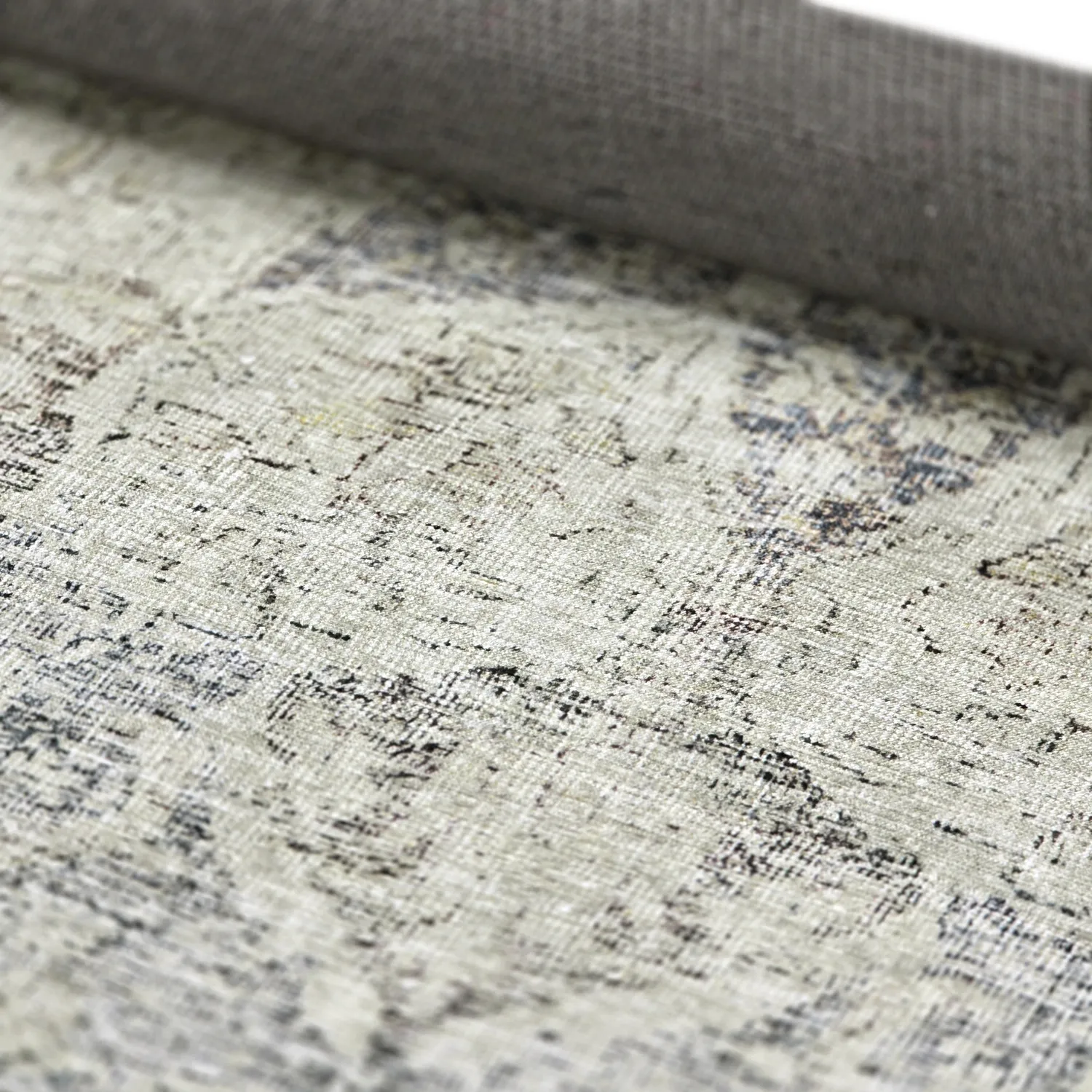 Fladvævet tæppe - Alvand (grå)