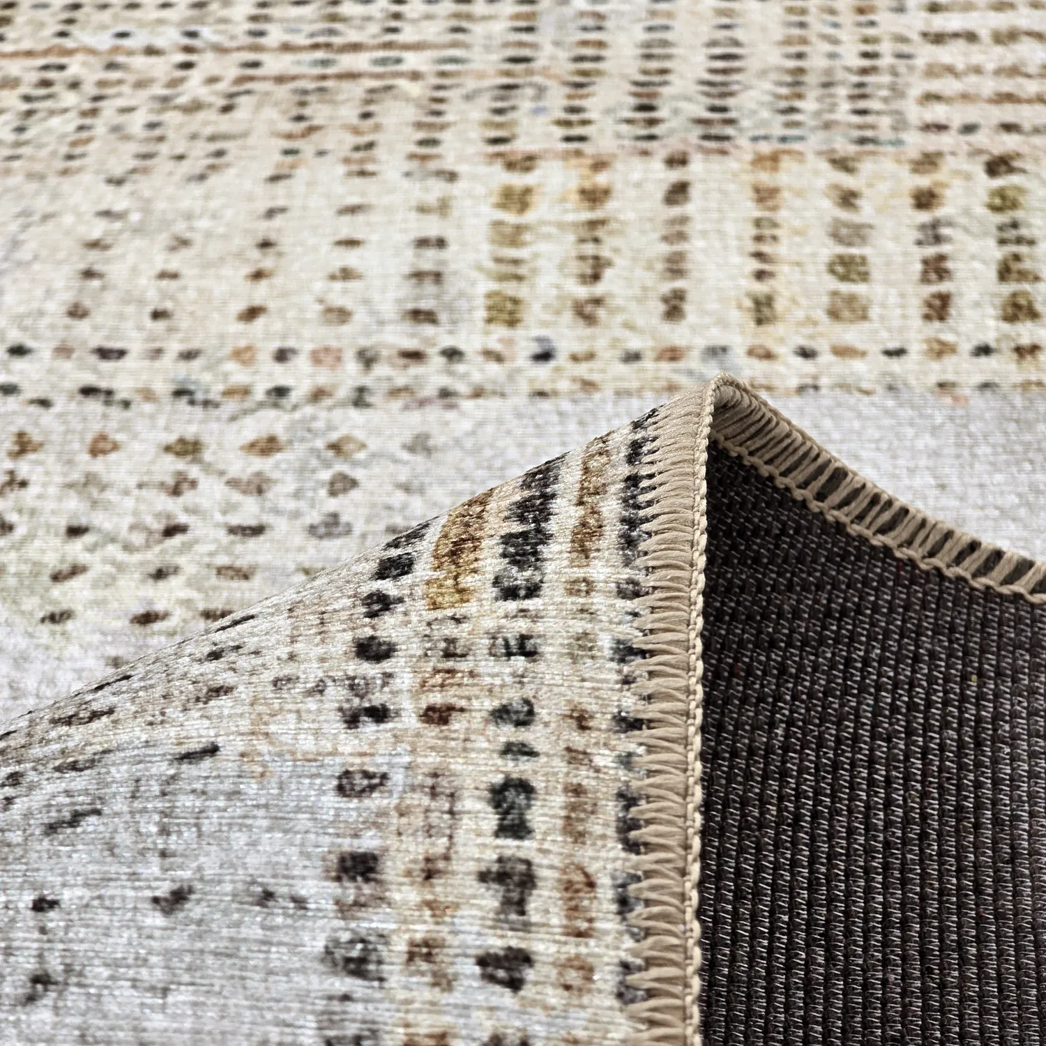 Fladvævet tæppe - Calla (gul)