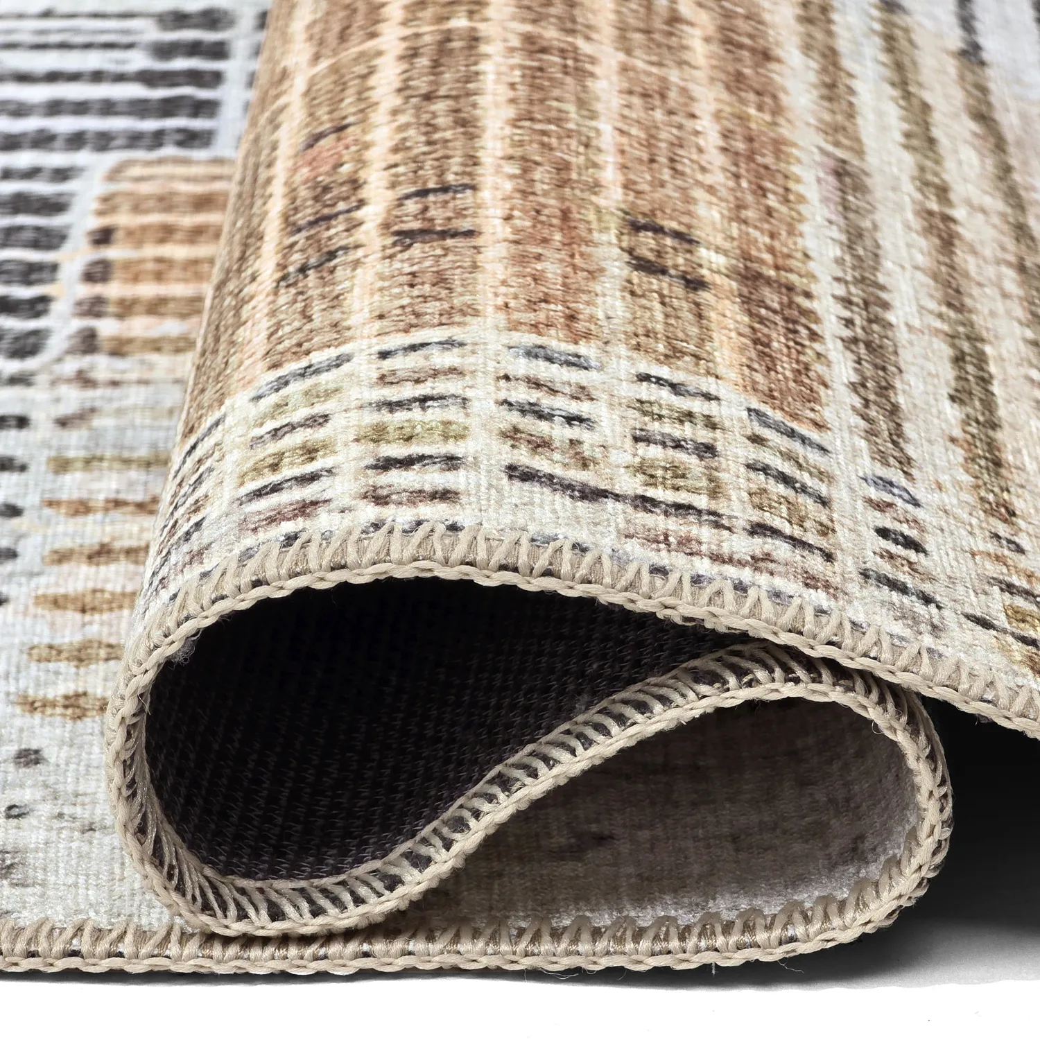 Fladvævet tæppe - Calla (gul)