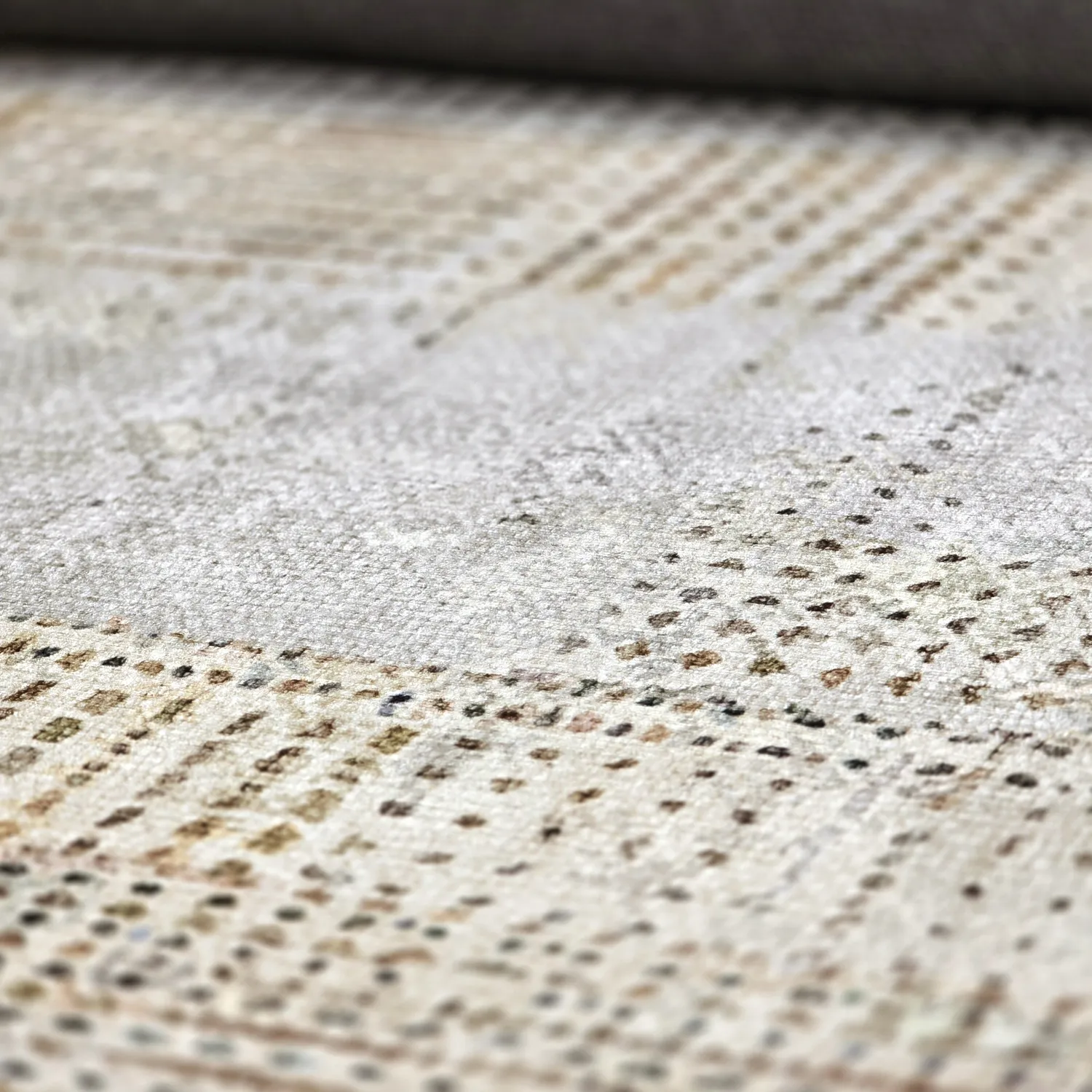 Fladvævet tæppe - Calla (gul)