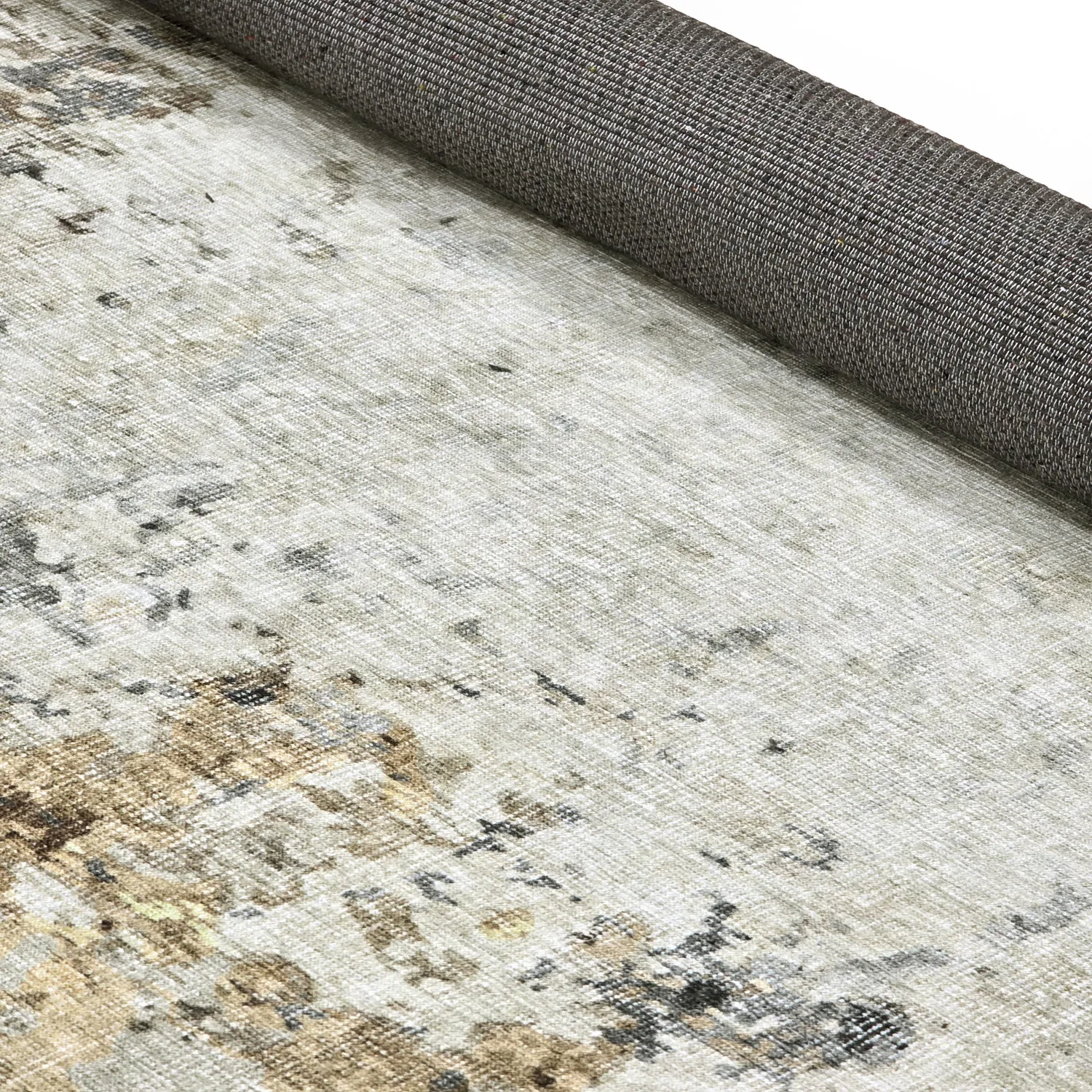 Fladvævet tæppe - Comino (beige/multi)