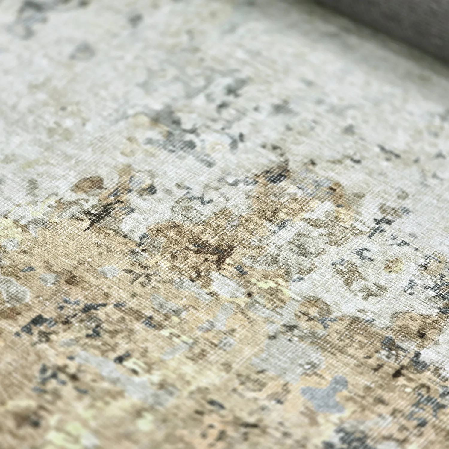 Fladvævet tæppe - Comino (grå/multi)