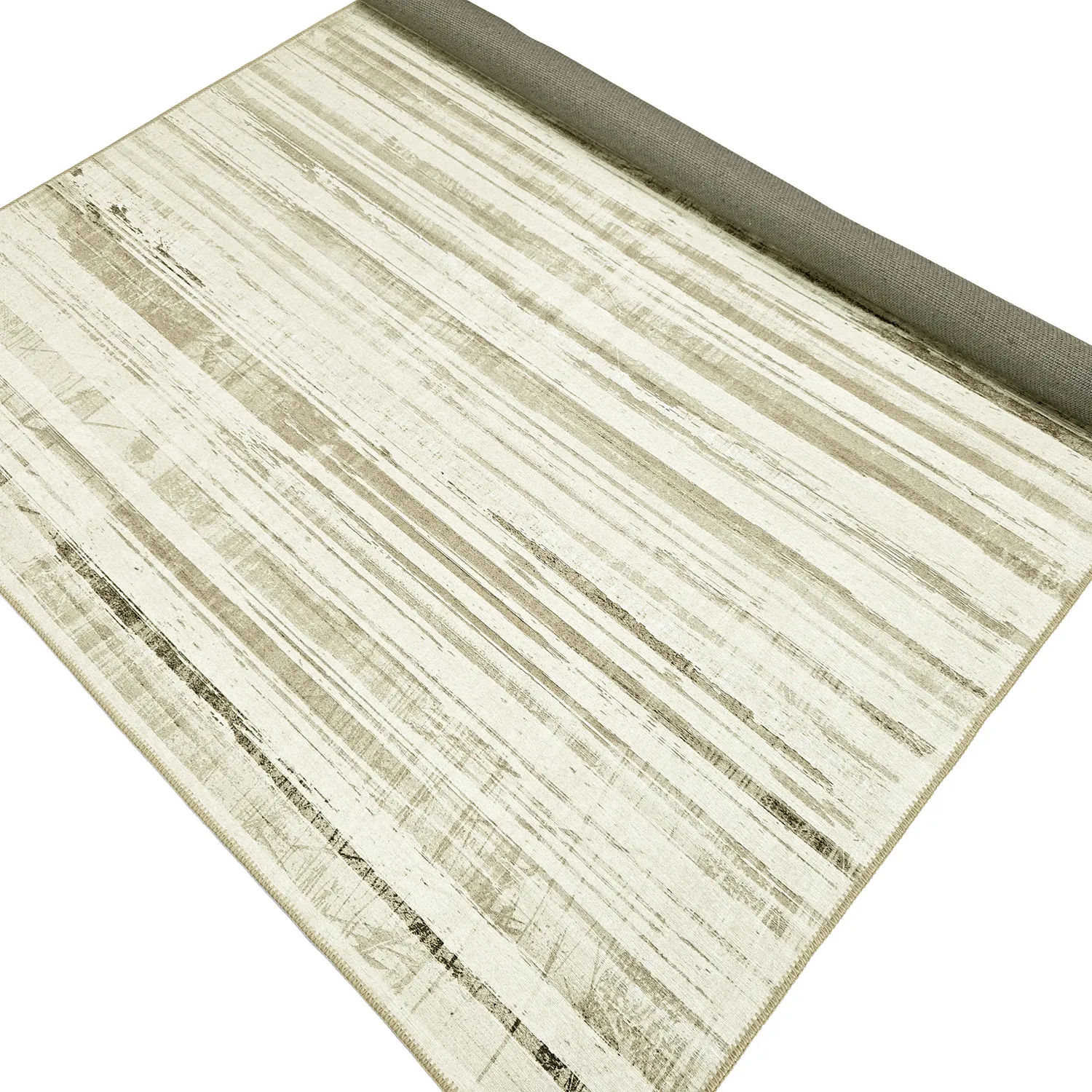 Fladvævet tæppe - Delara (beige)