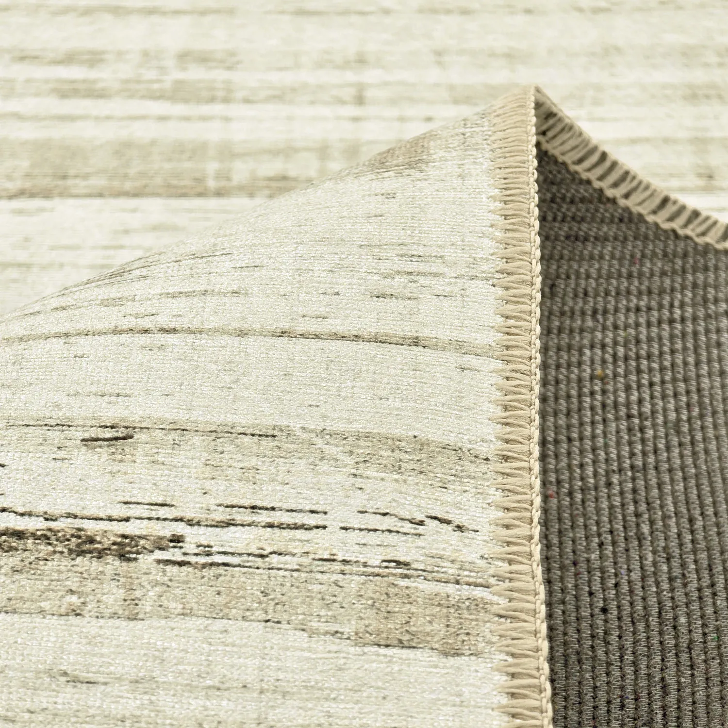 Fladvævet tæppe - Delara (beige)