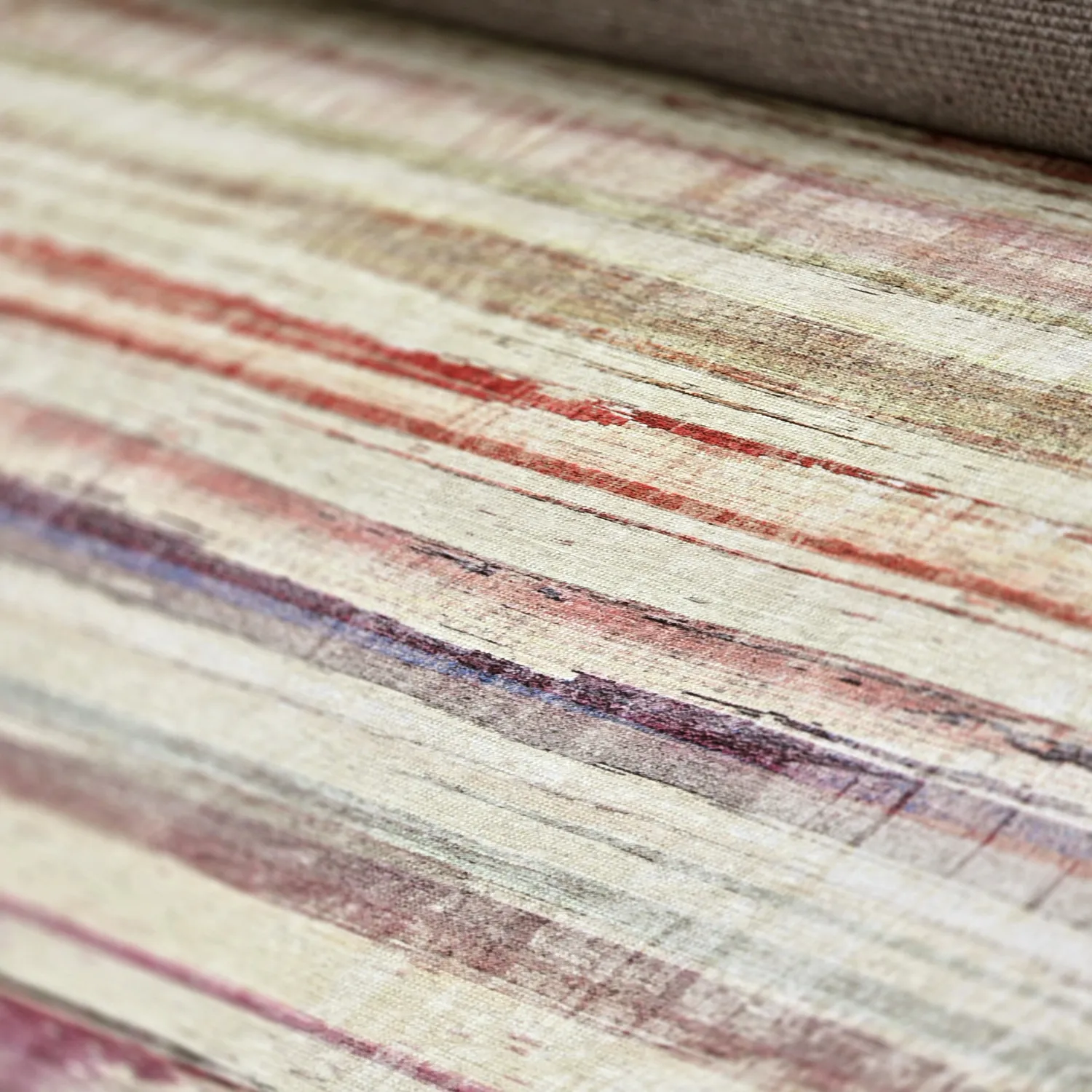 Fladvævet tæppe - Delara (beige/multi)