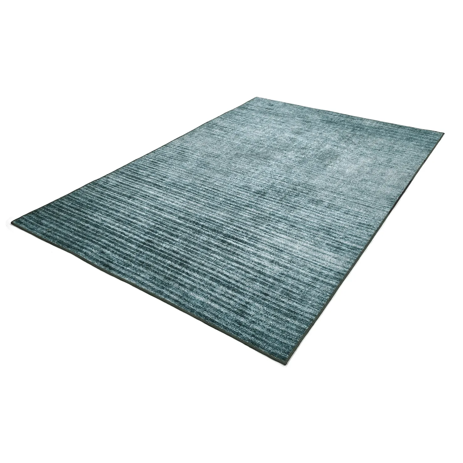 Fladvævet tæppe - Elarion (blå)