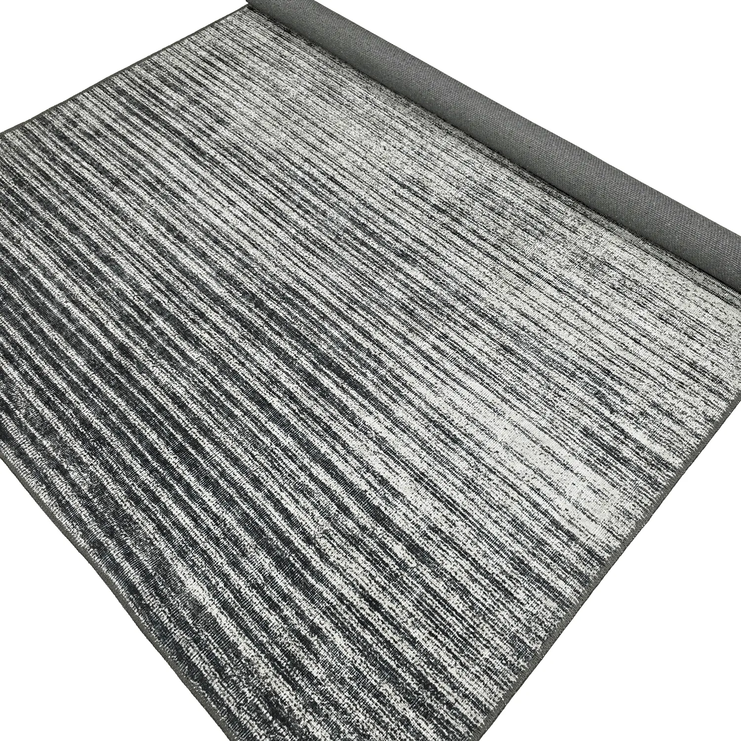 Fladvævet tæppe - Elarion (grå)