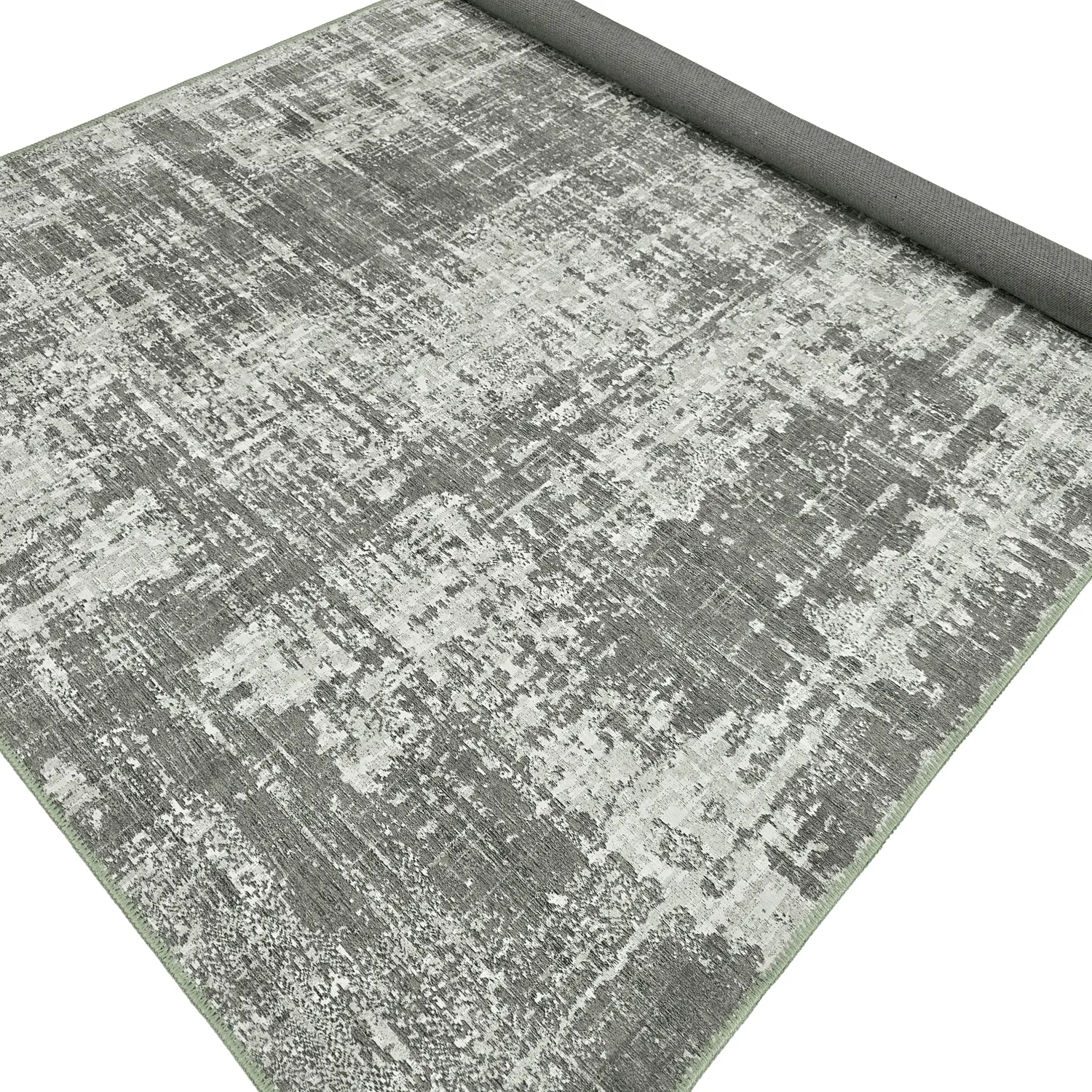 Fladvævet tæppe - Elira (grå)