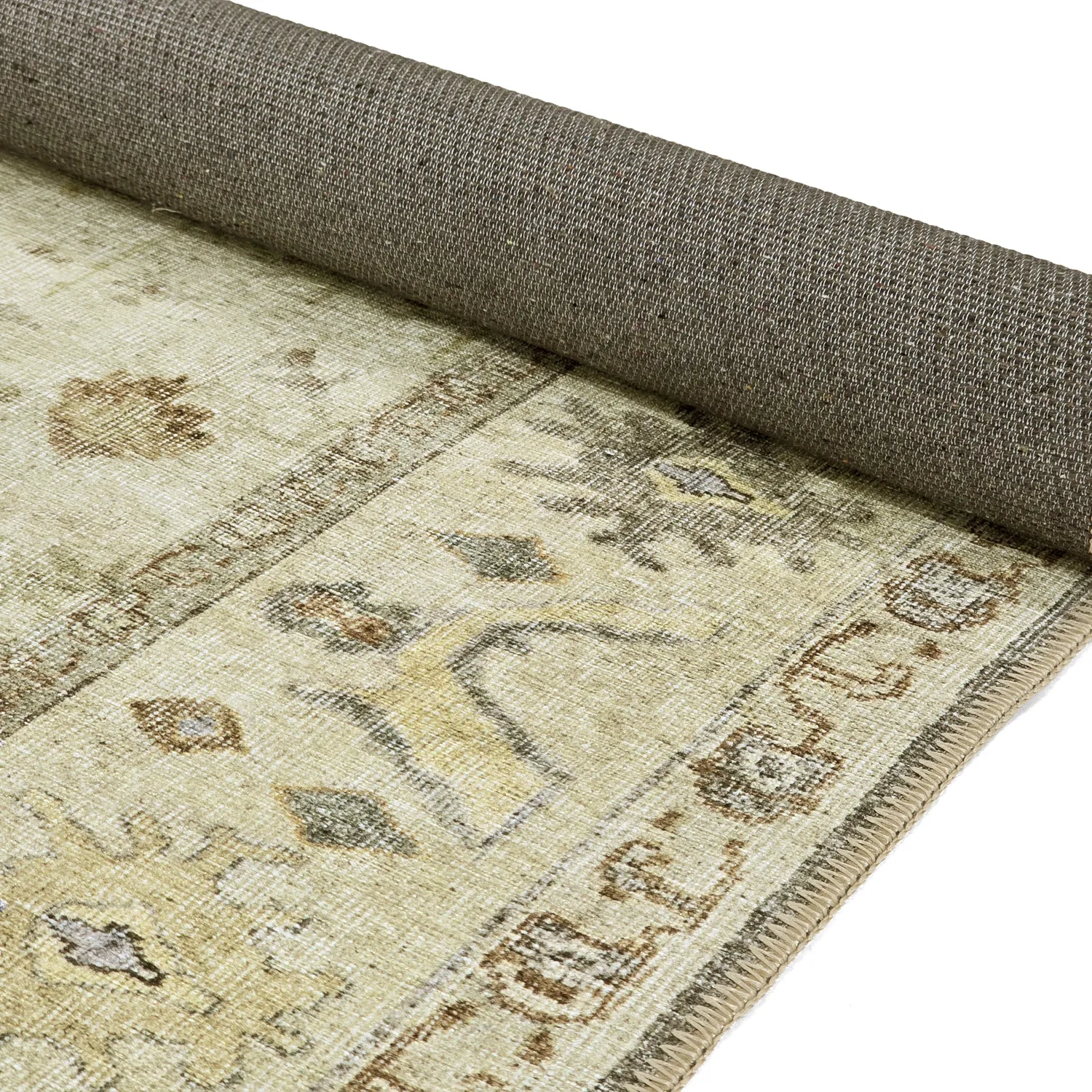 Fladvævet tæppe - Linaar (fløde)