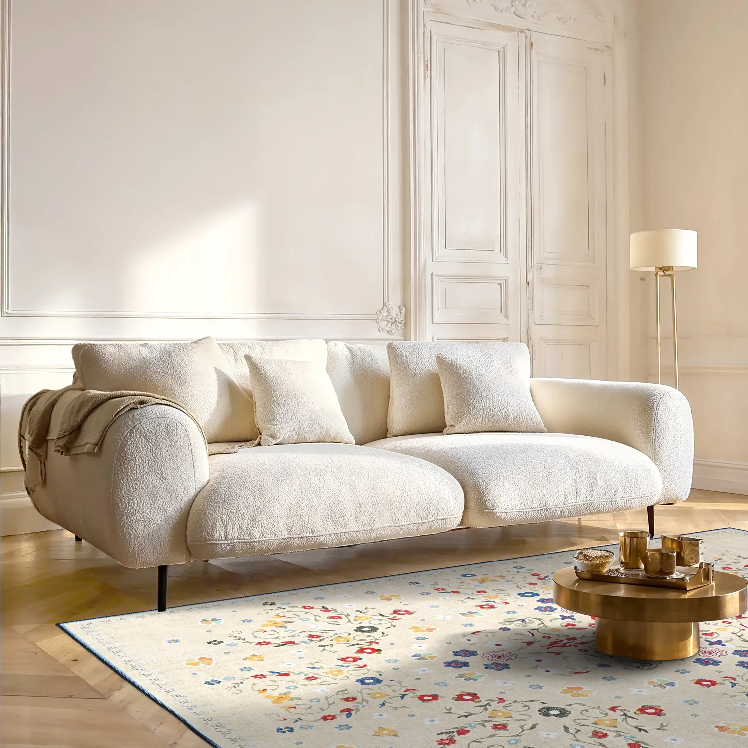 Fladvævet tæppe - Nabilar (fløde)