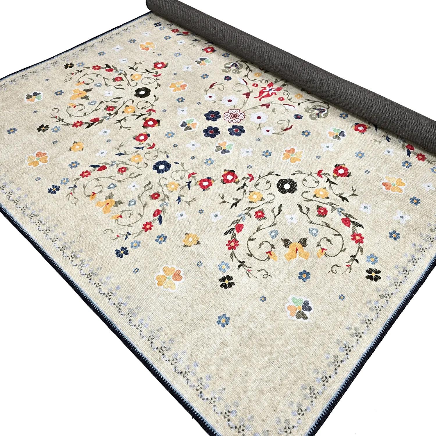 Fladvævet tæppe - Nabilar (fløde)