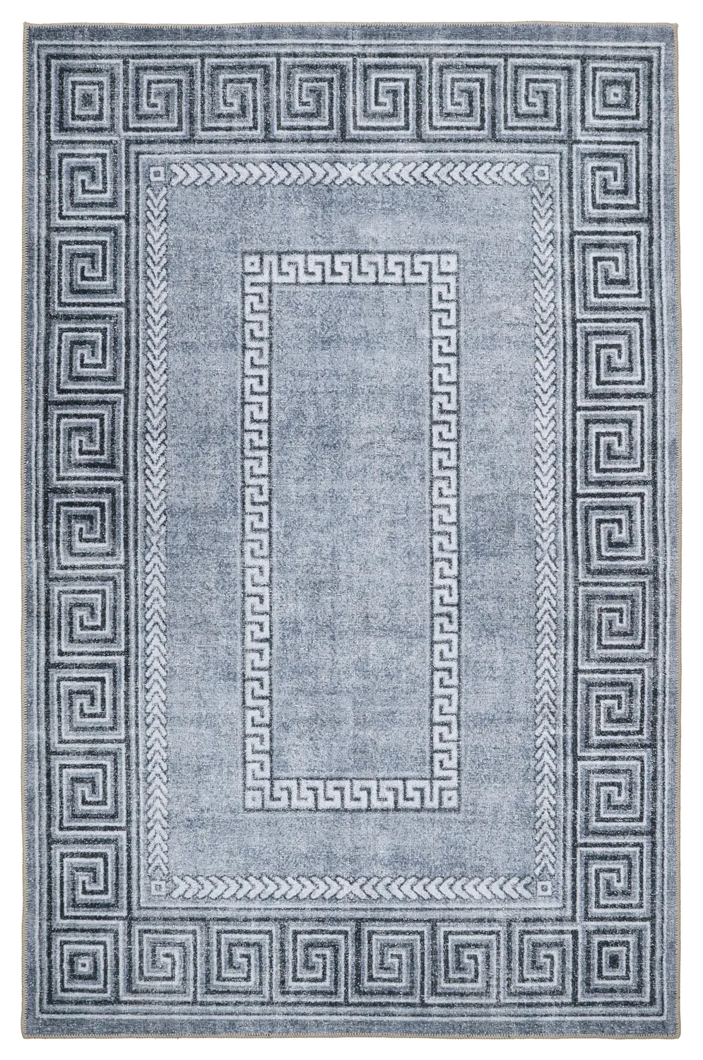 Fladvævet tæppe - Ankara Versace (grå)