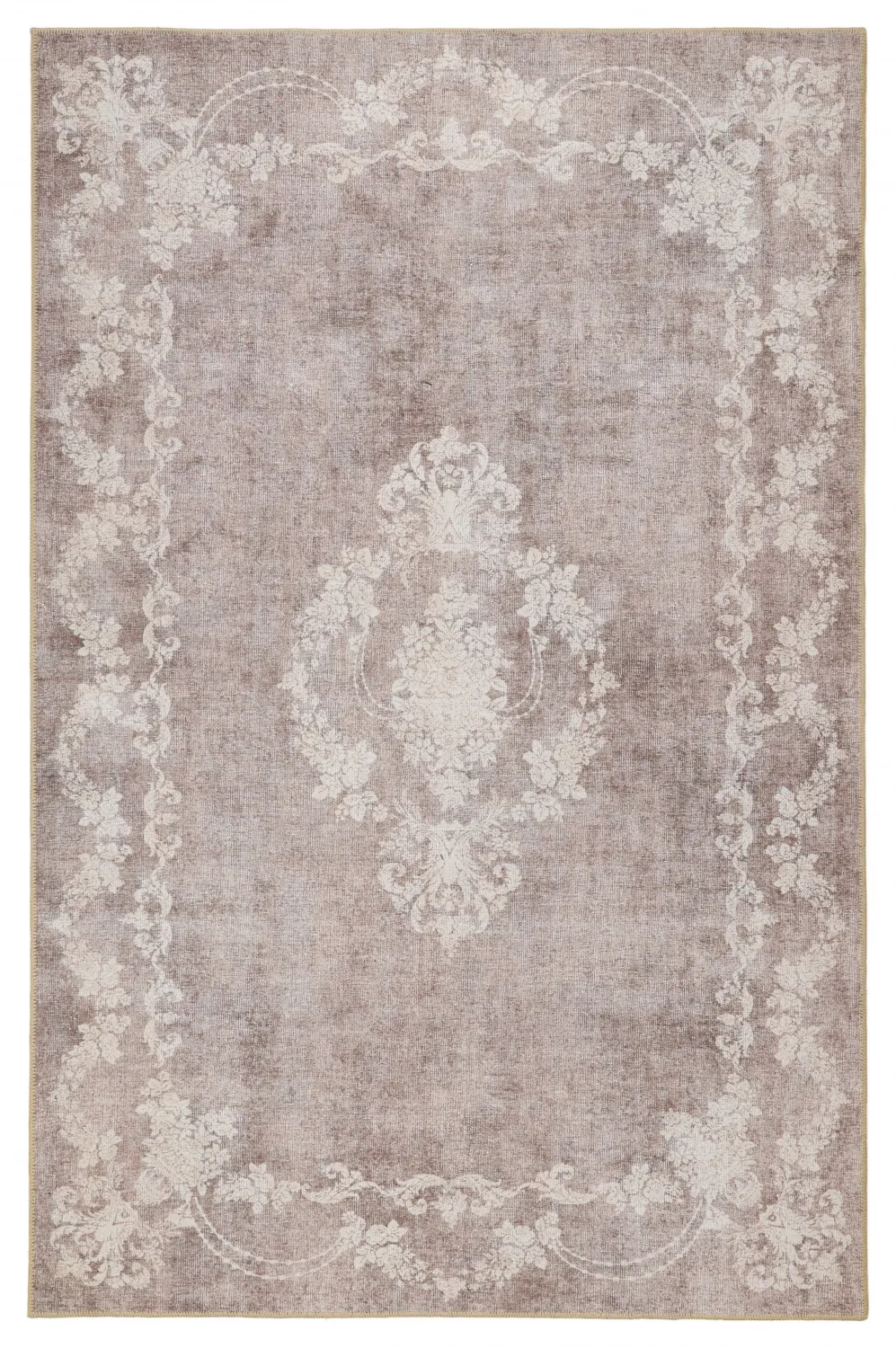 Fladvævet tæppe - Taknis (beige)