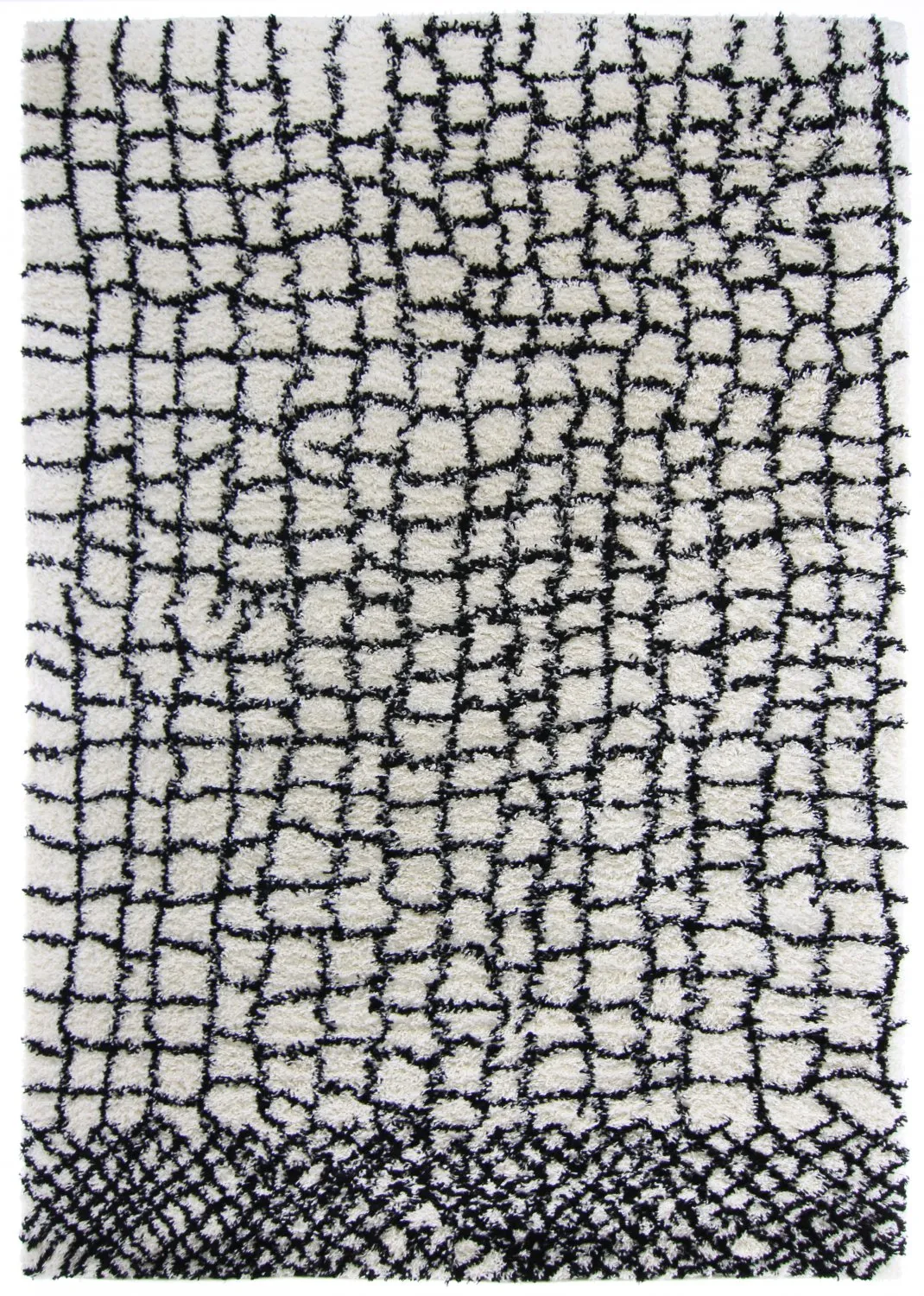 Ryatæpper - Taverna (sort/hvid)