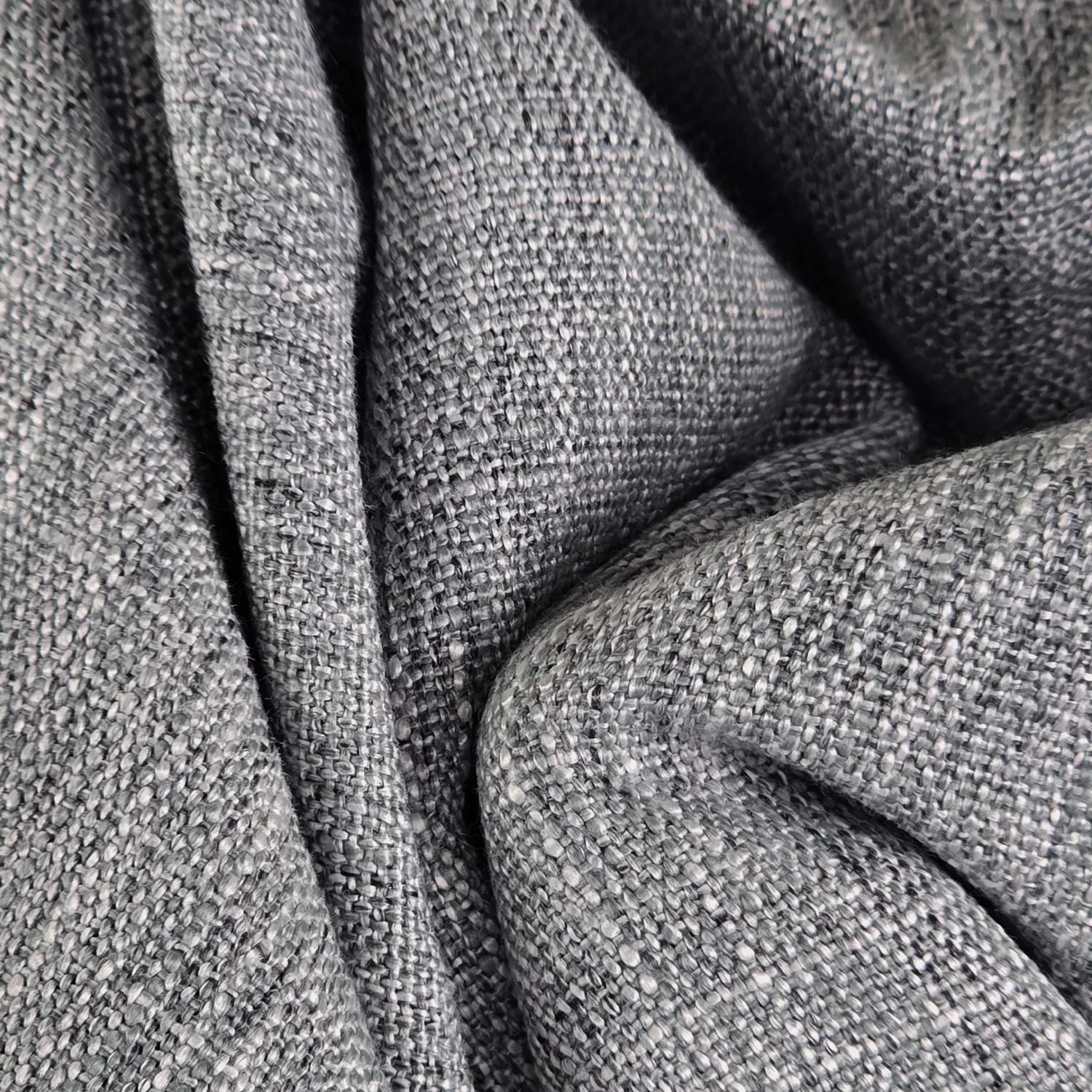 Gardiner - Gardin i hør Melania (lysegrå)