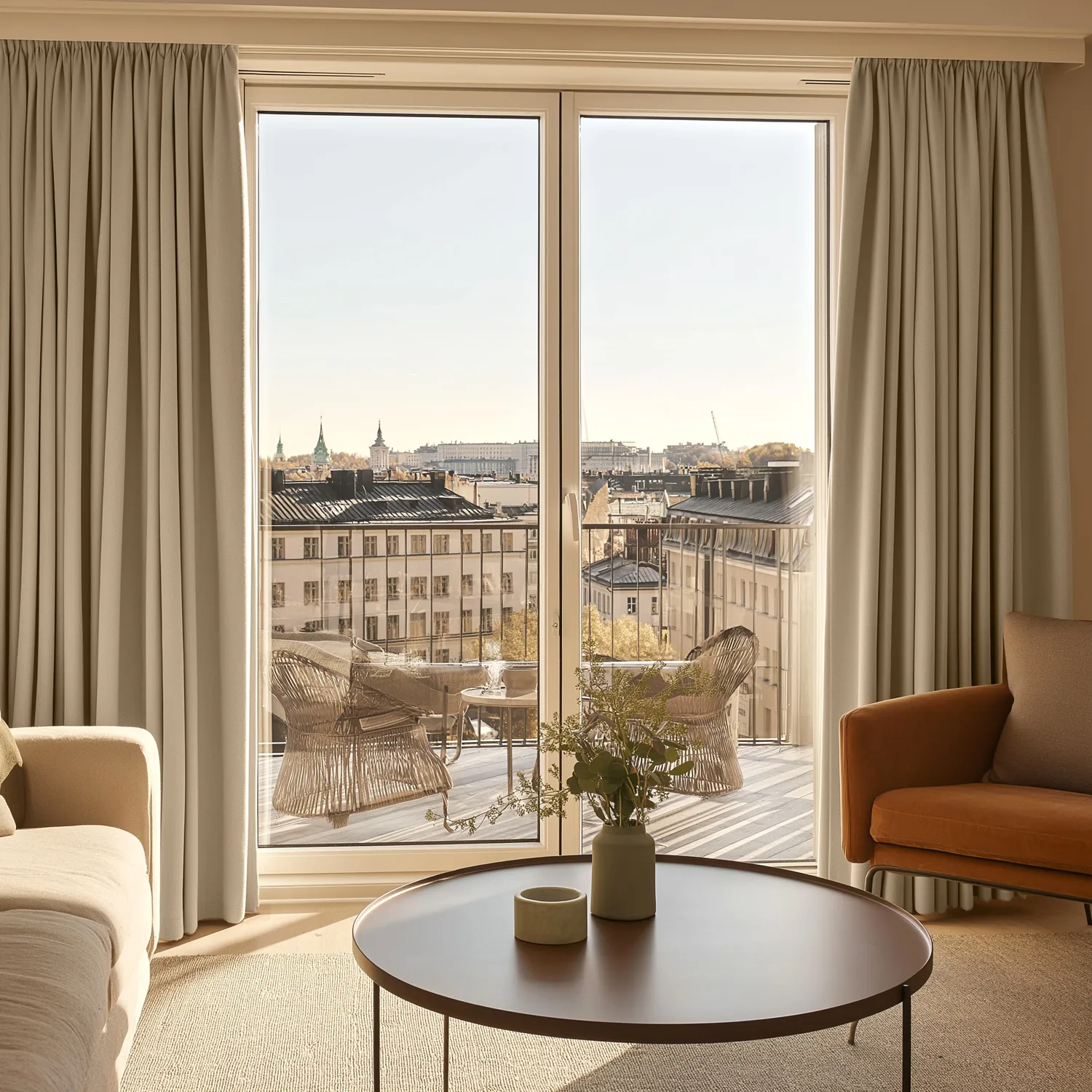 Gardiner - Mørklægningsgardin Octavia (beige)