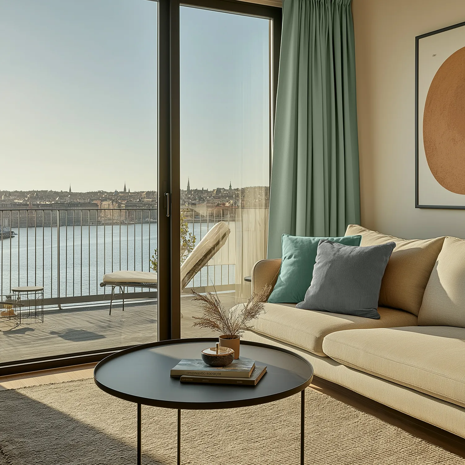 Gardiner - Mørklægningsgardin Octavia (grøn)