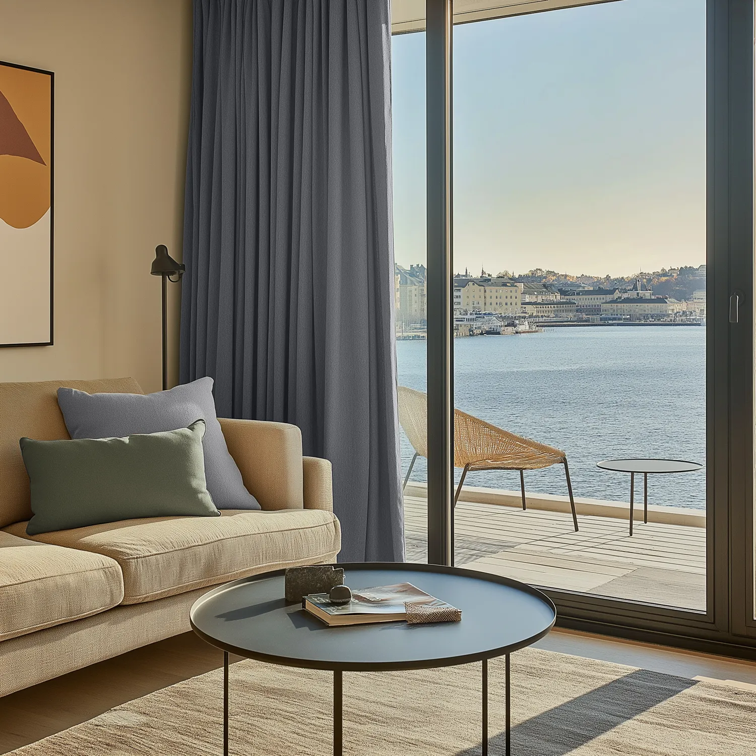 Gardiner - Mørklægningsgardin Octavia (mørkegrå)