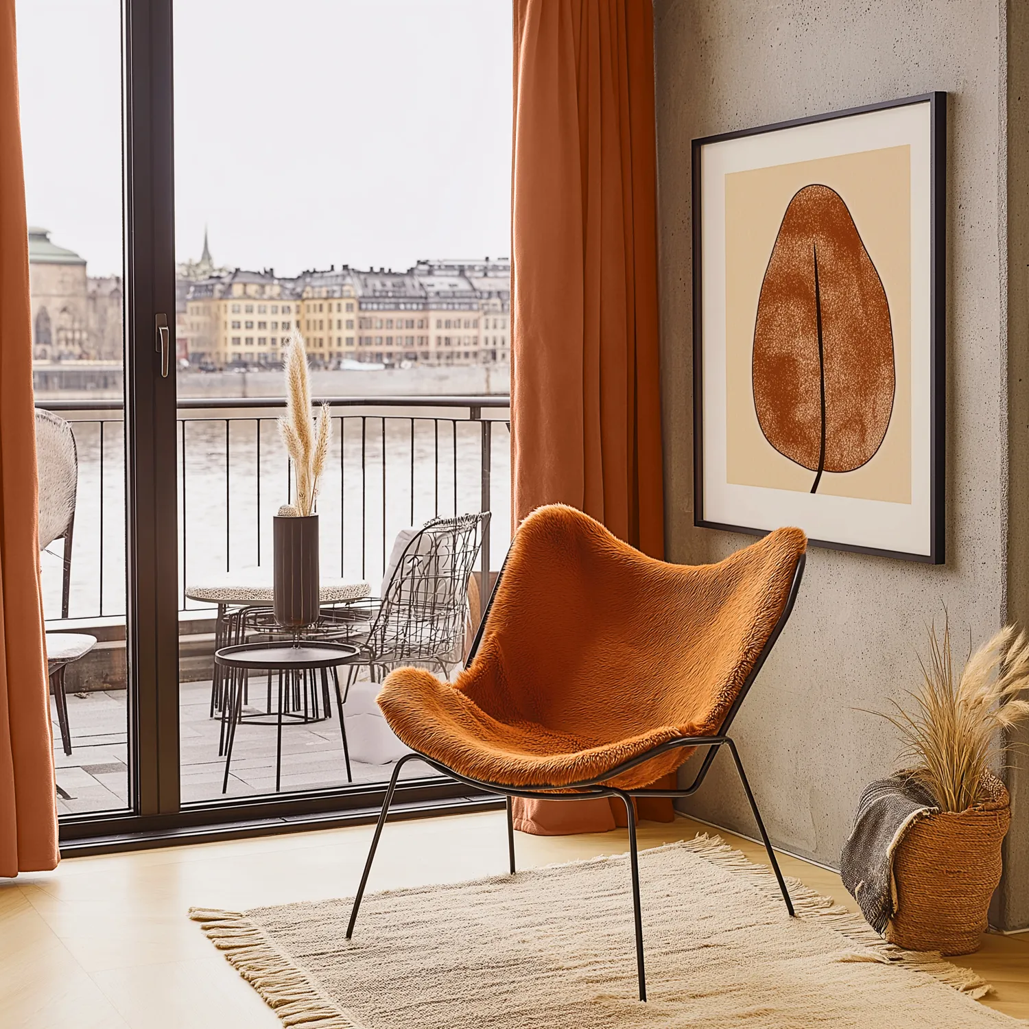 Gardiner - Mørklægningsgardin Octavia (orange)