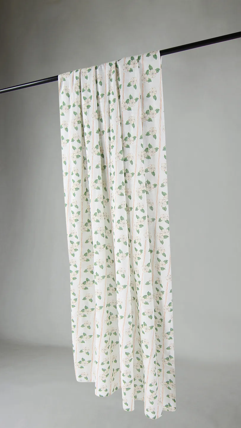 Gardiner - Bomuldsgardin Anna-Lisa (blå)