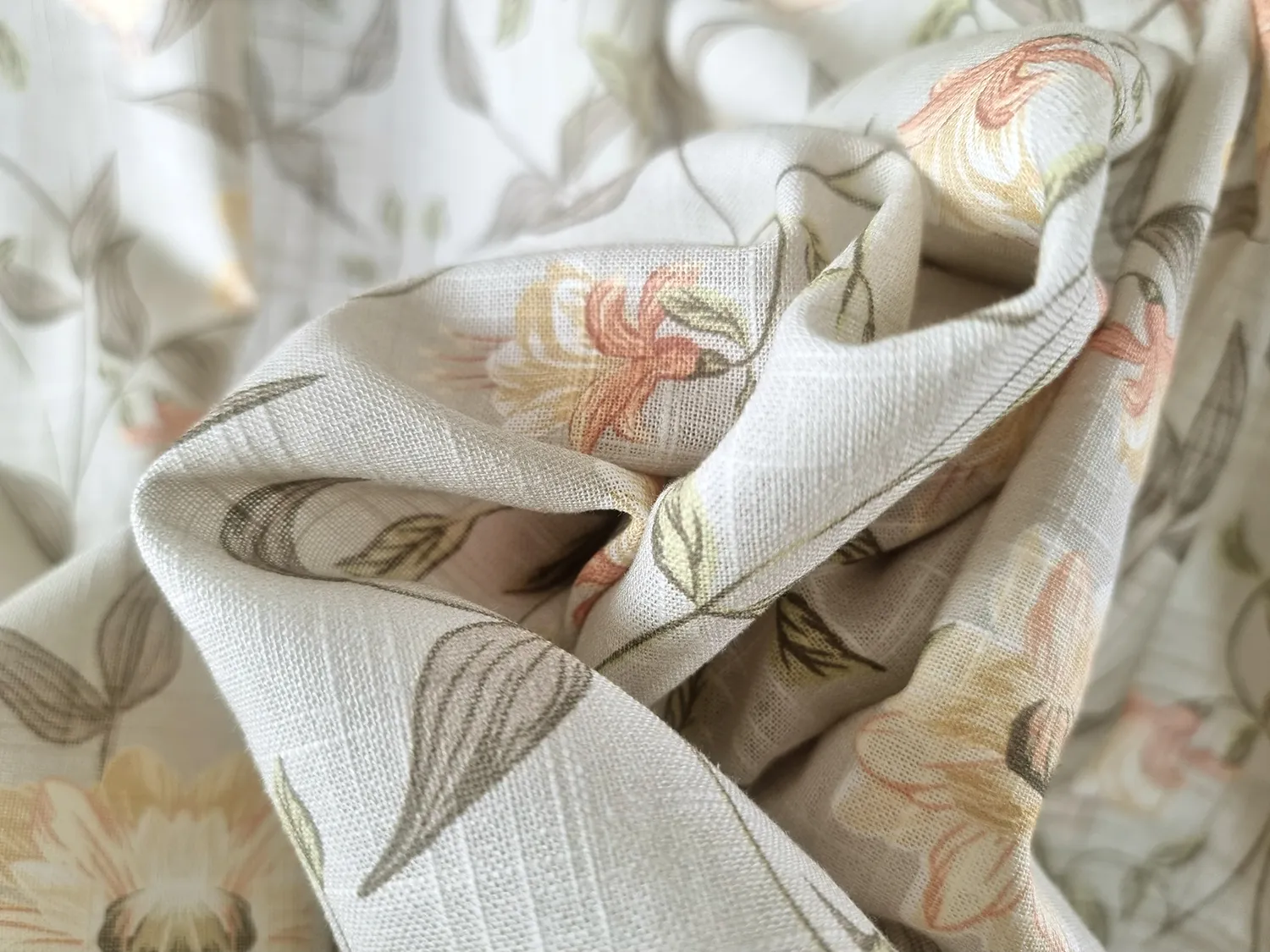 Gardiner - Bomuldsgardin - Bodil (brun)