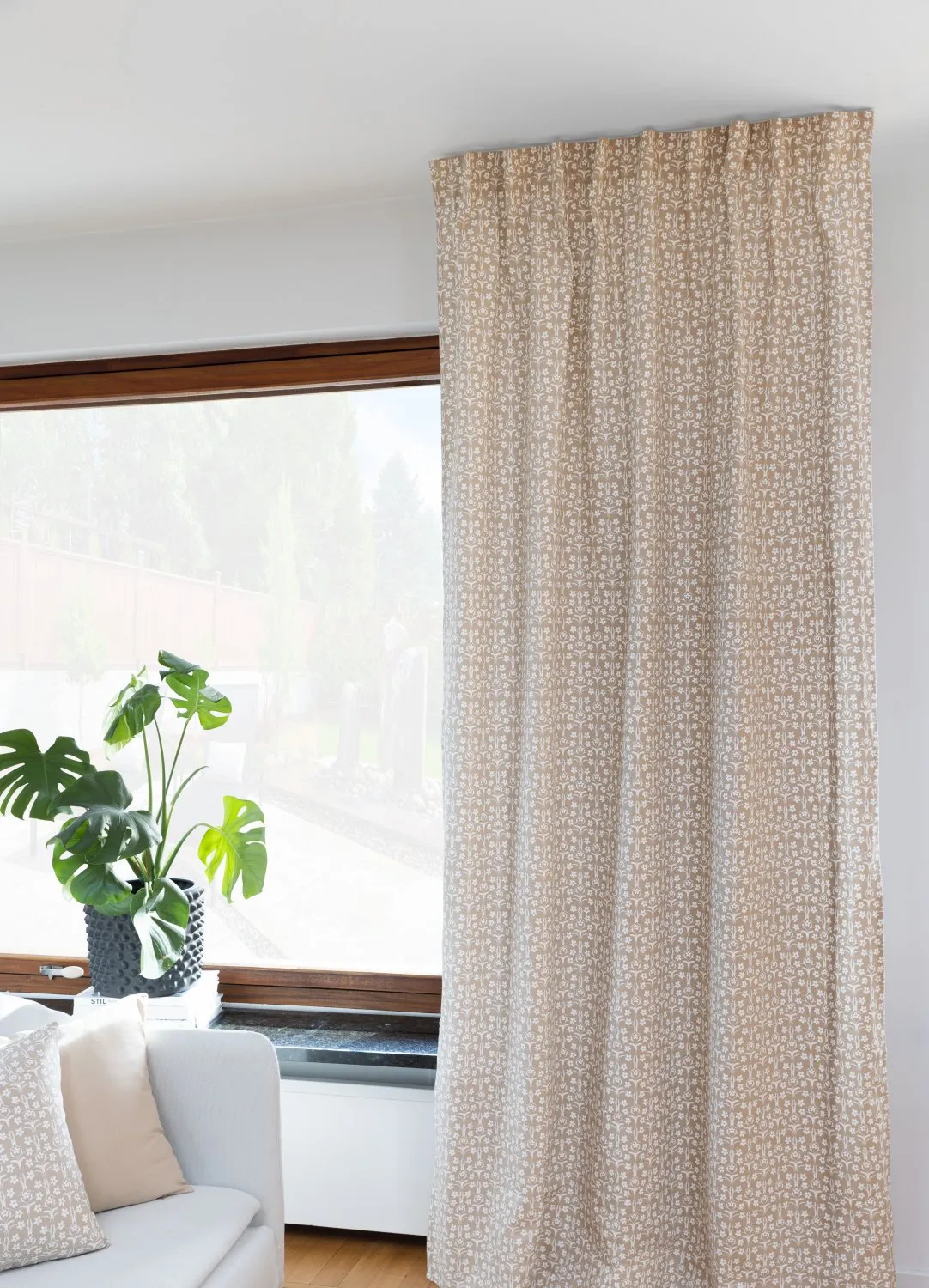 Gardiner - Bomuldsgardin Ella (beige)