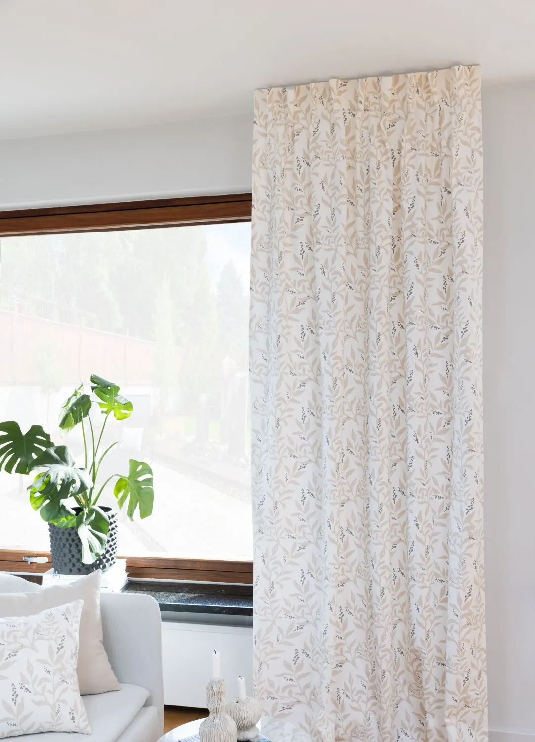 Gardiner - Bomuldsgardin Katri (beige)