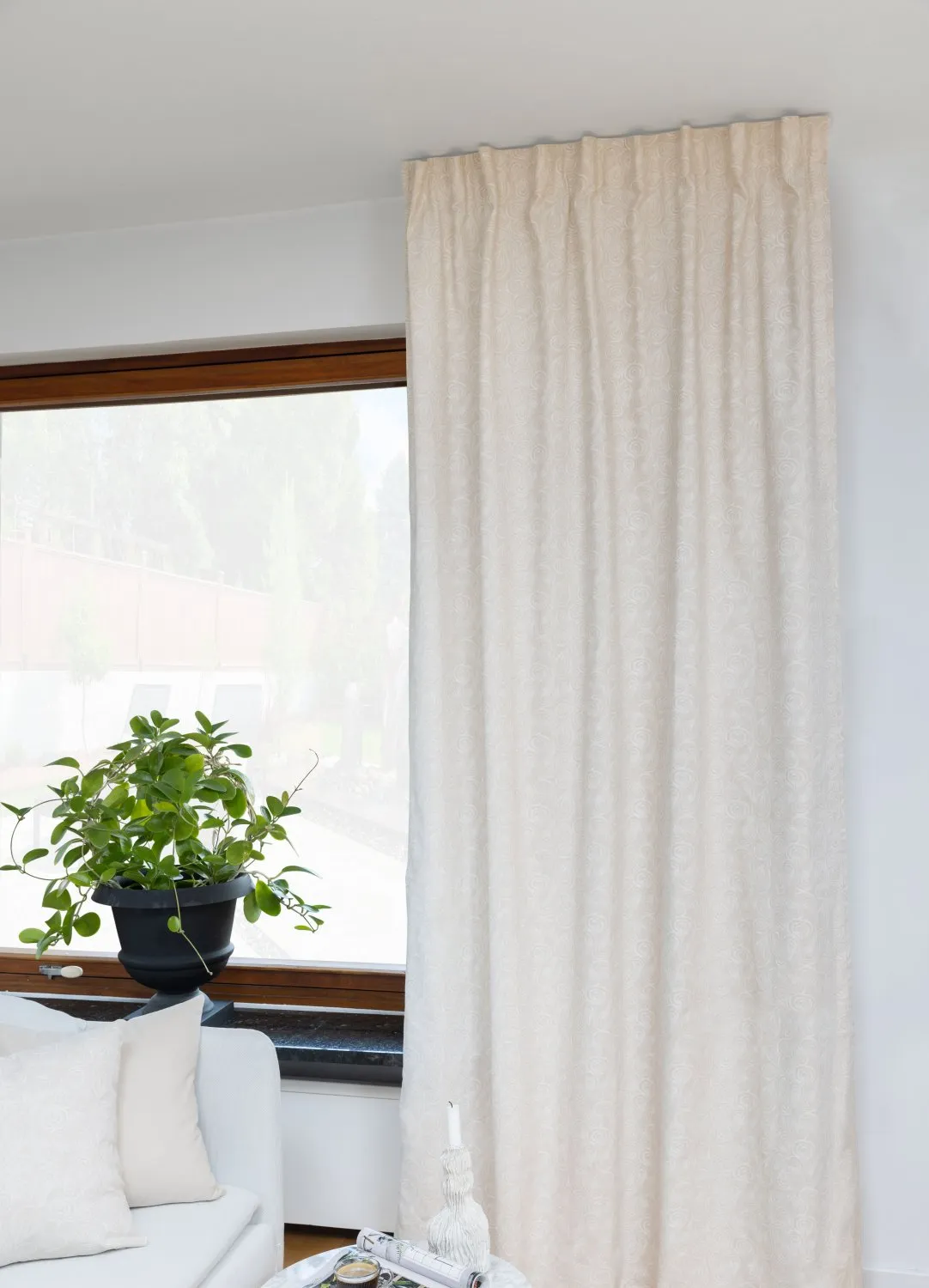 Gardiner - Bomuldsgardin Merja (beige)