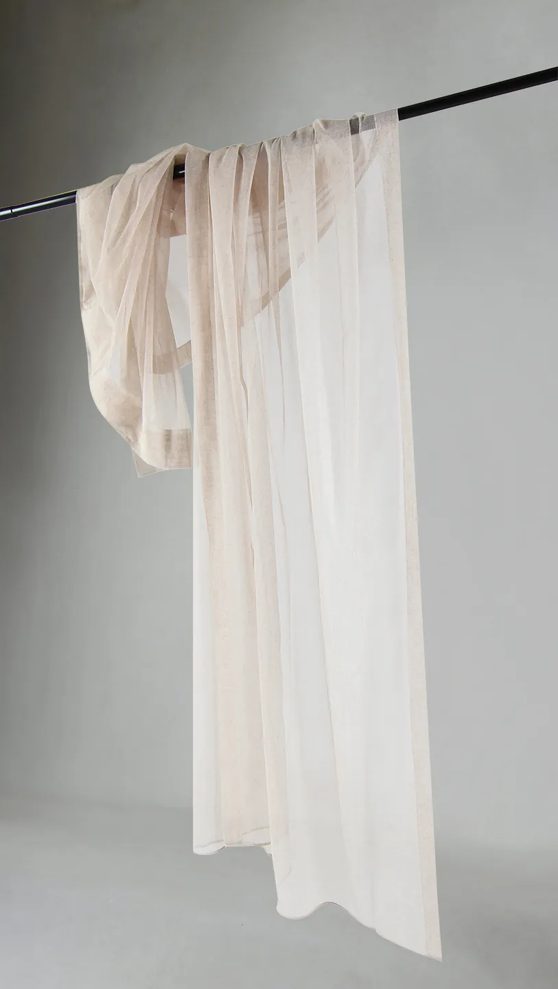 Gardiner - Gardin med blonder Nilah (beige)