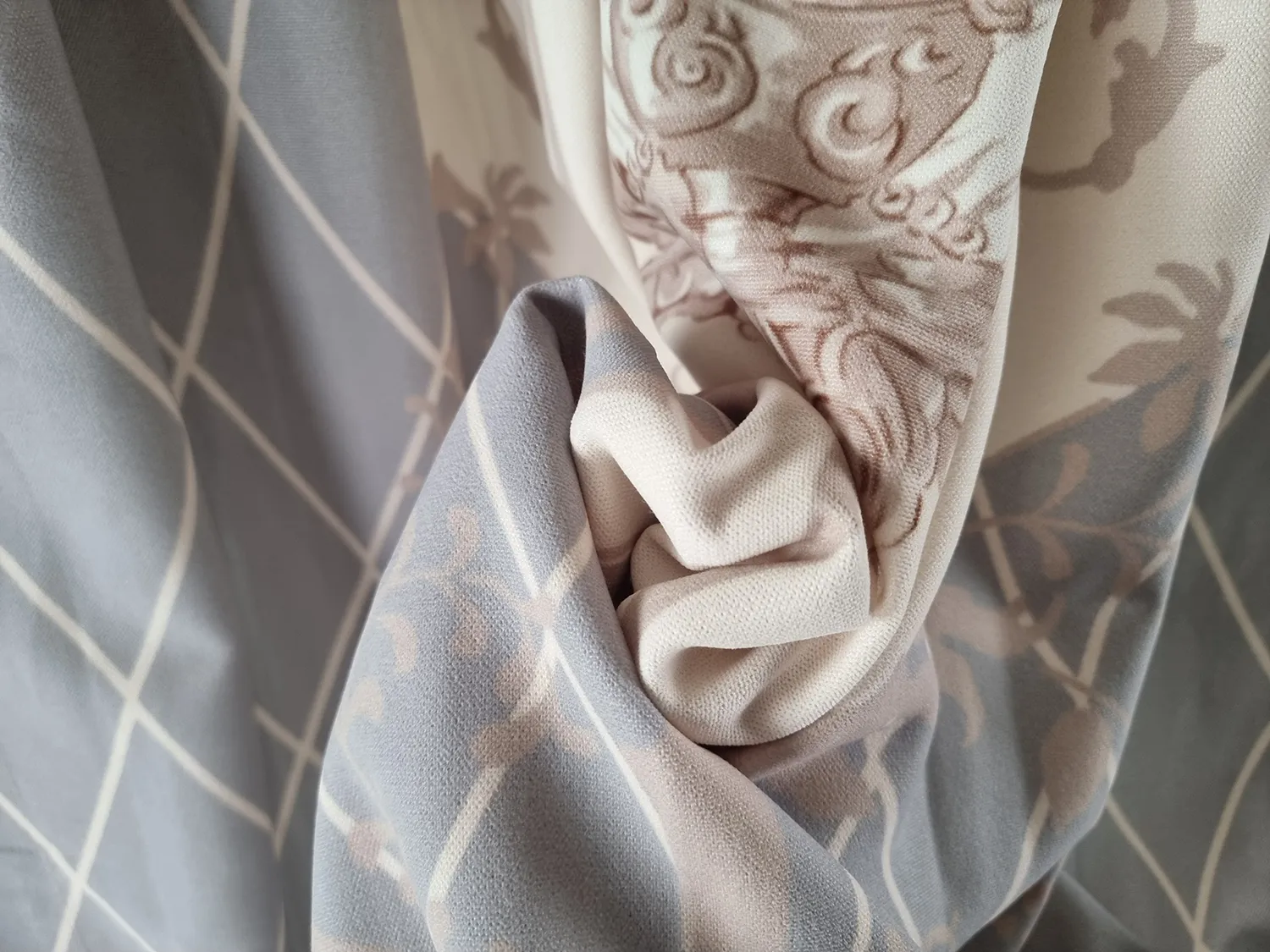 Gardin - Eugene (lyseblå)