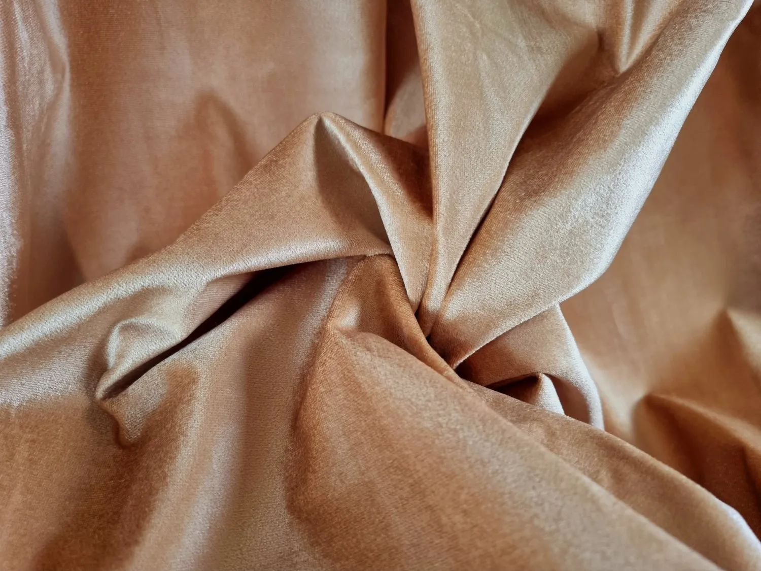 Gardiner - Gardiner af fløjl Juliet (beige)