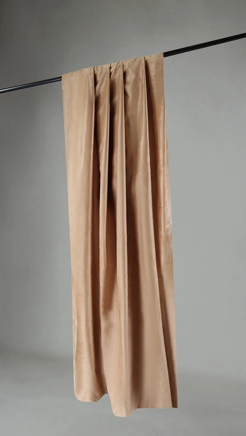 Gardiner - Gardiner af fløjl Juliet (beige)