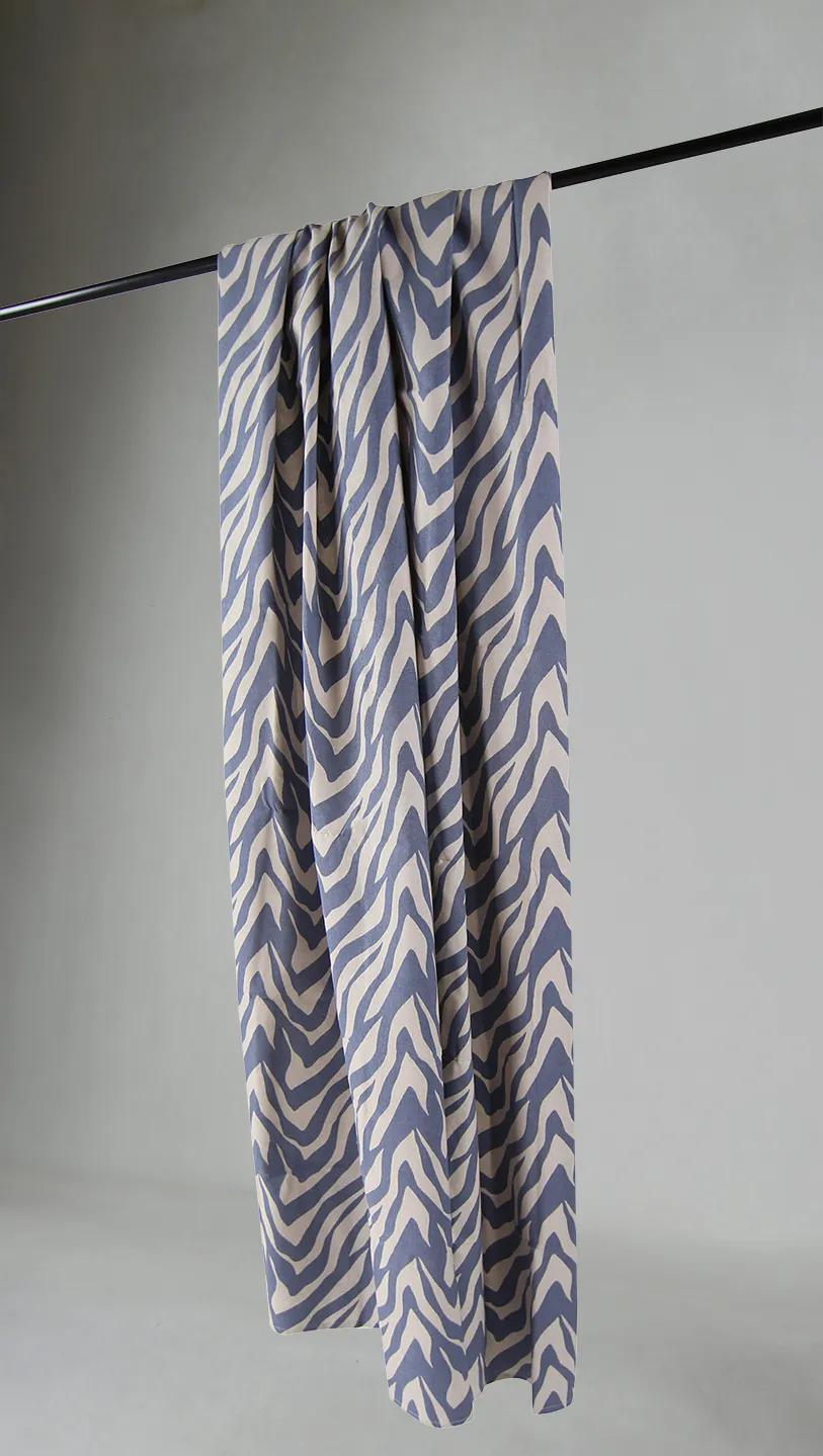 Gardiner - Bomuldsgardin Laura (blå)