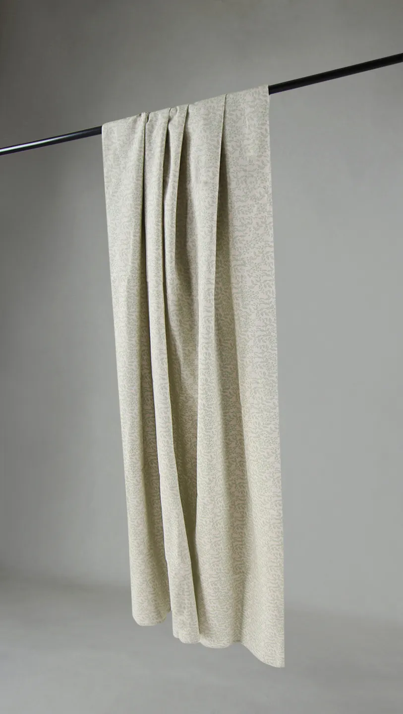 Gardiner - Bomuldsgardin Lilja (grøn)