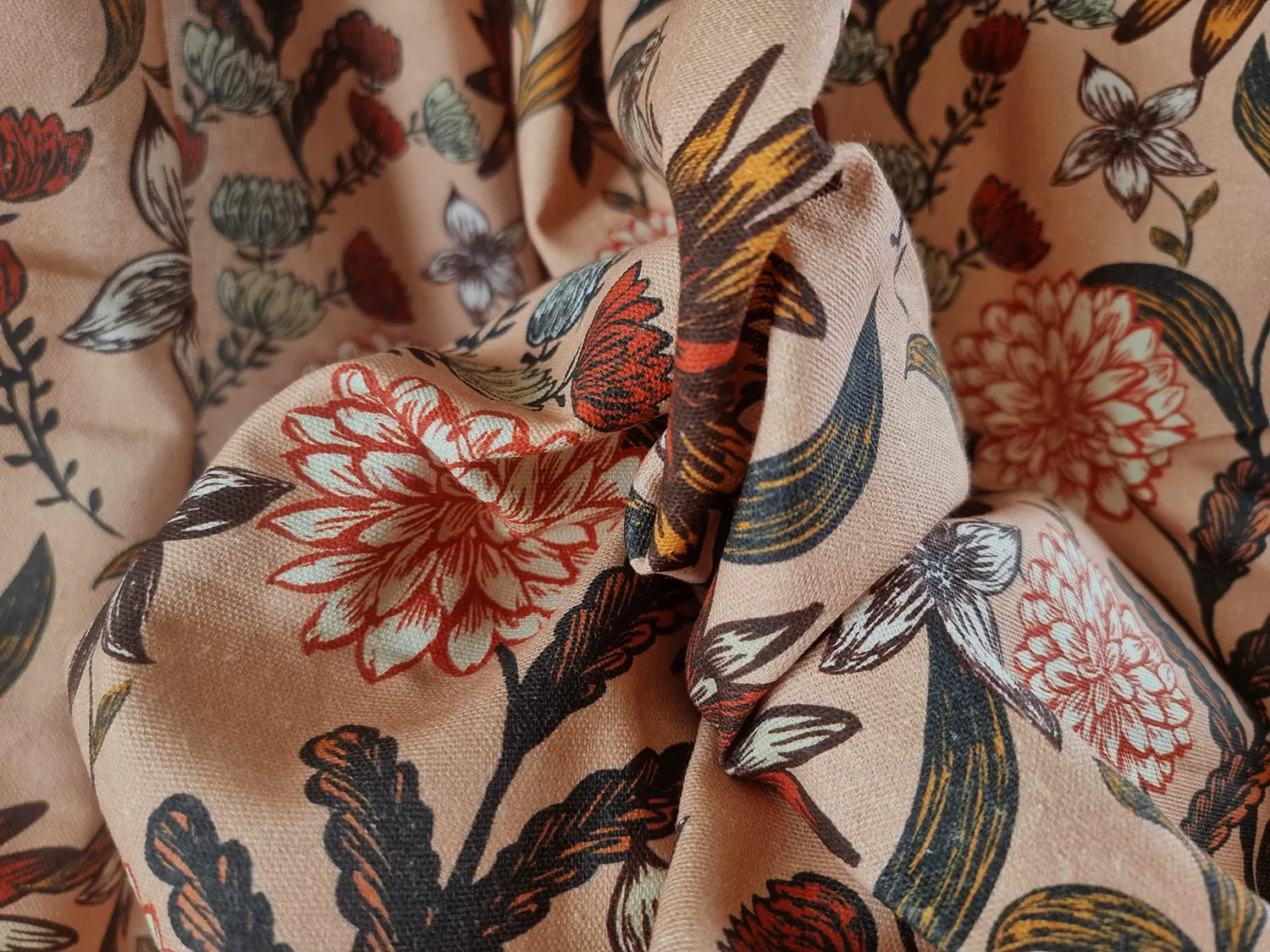 Gardiner - Bomuldsgardin Lotten (blush)