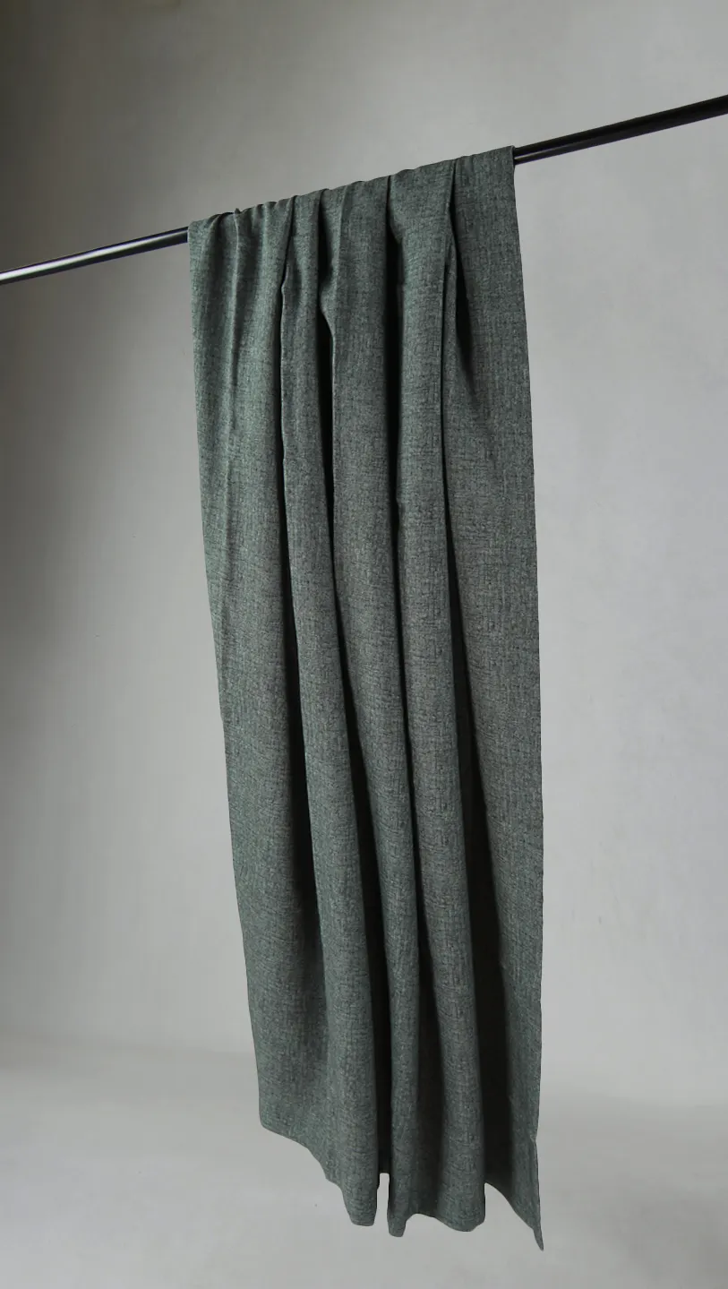 Gardiner - Gardin i hør Lindiwe (grøn)