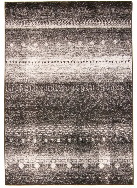 Wilton-tæppe - Gibson (grå/sort/hvid)