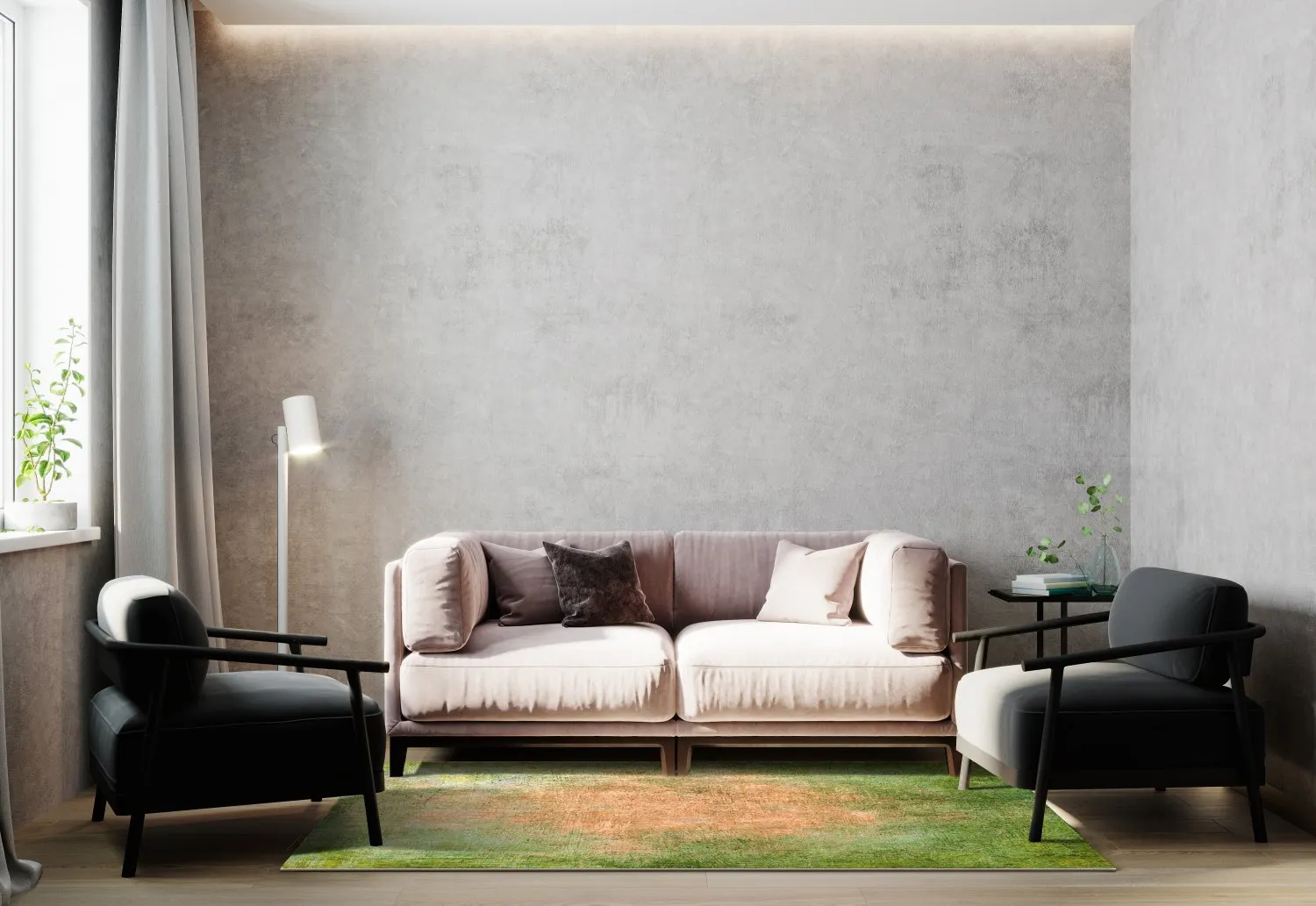 Wilton-tæppe - Noia (grøn)