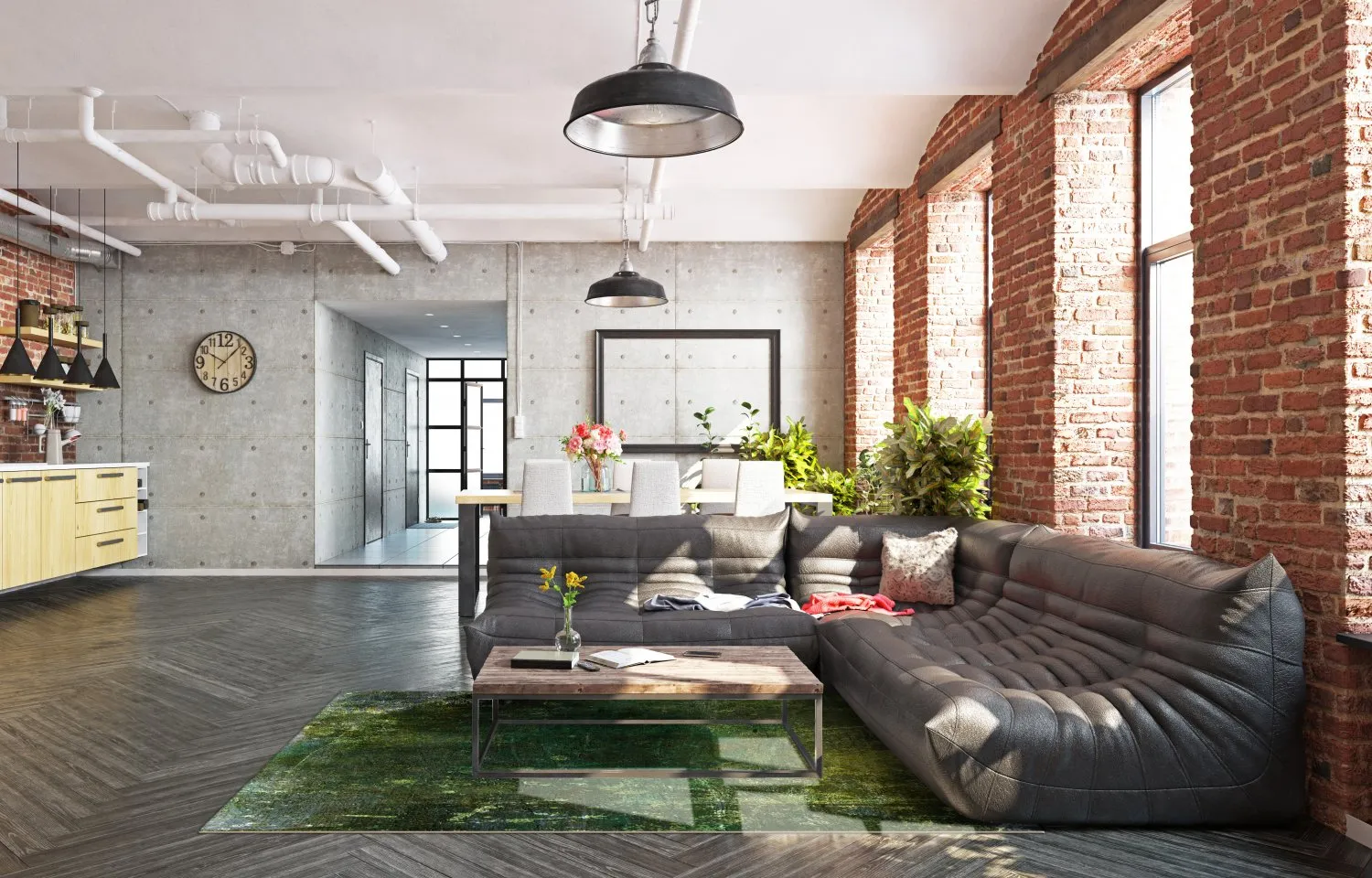 Wilton-tæppe - Estrada (grøn)