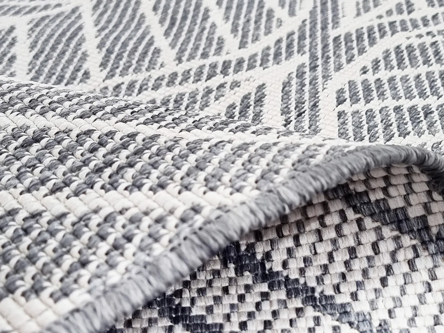 Tæpper til indendørs/udendørs brug - Harvey (grå)